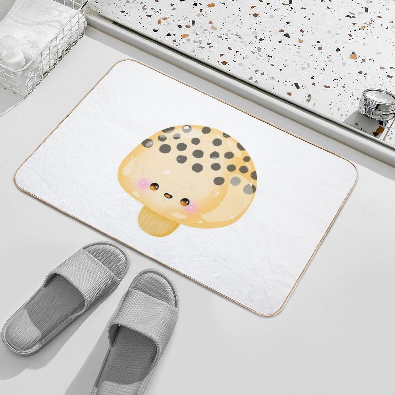 Ice Cream Lover  Non-Slip Bath Mat
