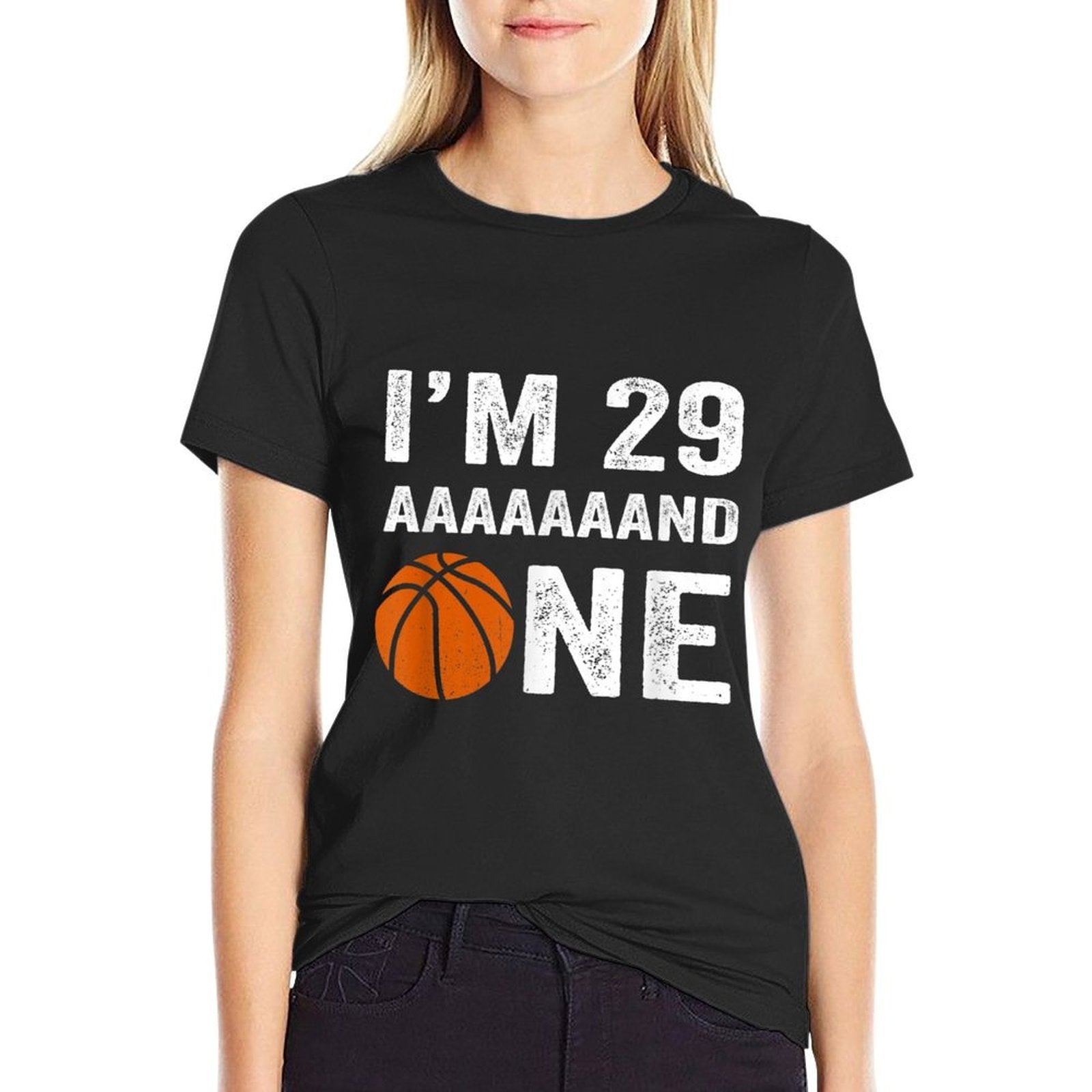 30th Birthday Funny Basketball Birthday Thirtieth  Tagless Design T-Shirt