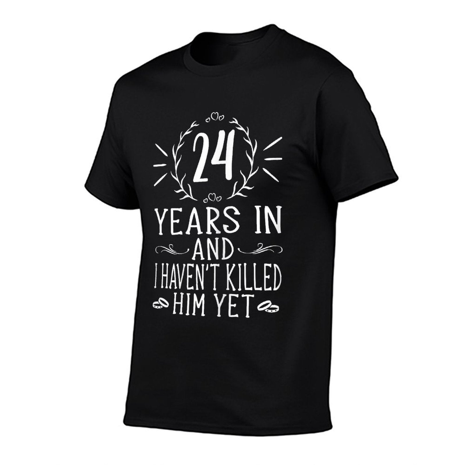 24th Wedding Anniversarys For Her - 24 Years Marriage  Odor-resistant T-Shirt