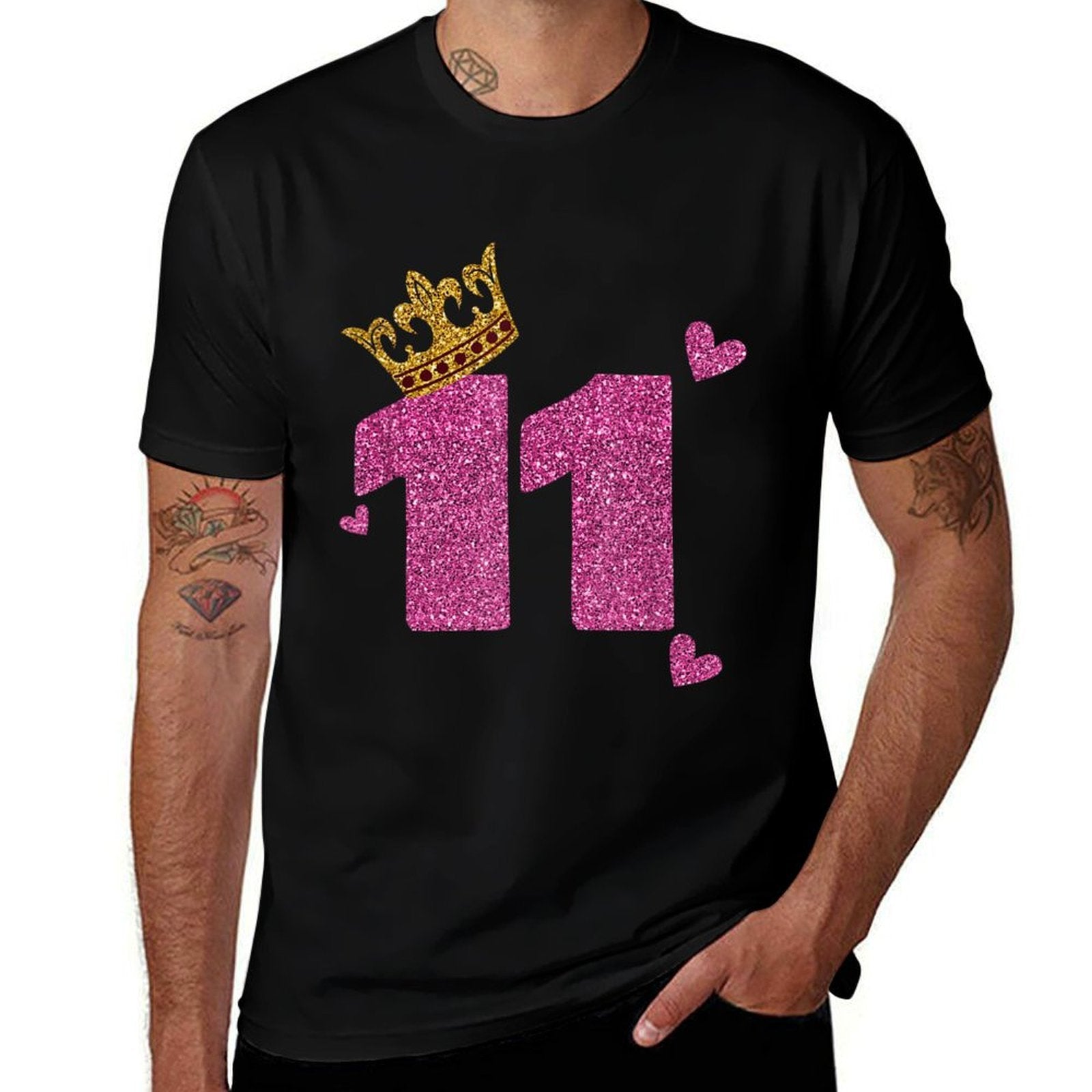 11th Birthday Crown 11 Years Old Bday  Quick-drying T-Shirt