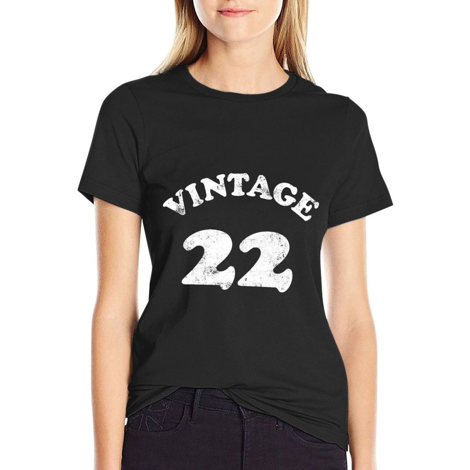 22nd Birthday Vintage 22 Year Old  Moisture-wicking T-Shirt