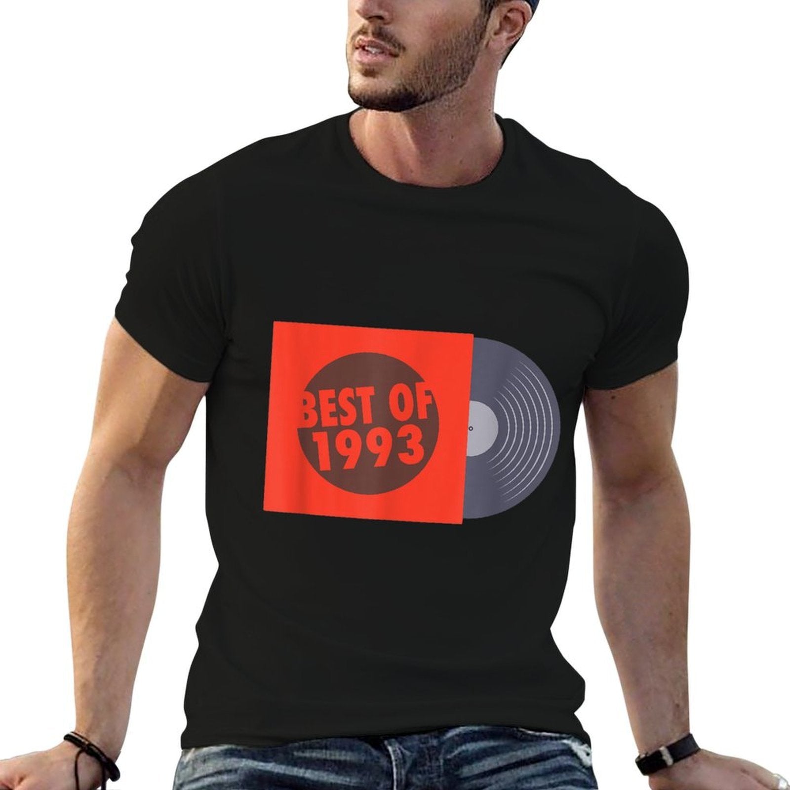 1993 Best Of Vinyl Record Disk 28th Birthday Vintage 1993  Classic T-Shirt
