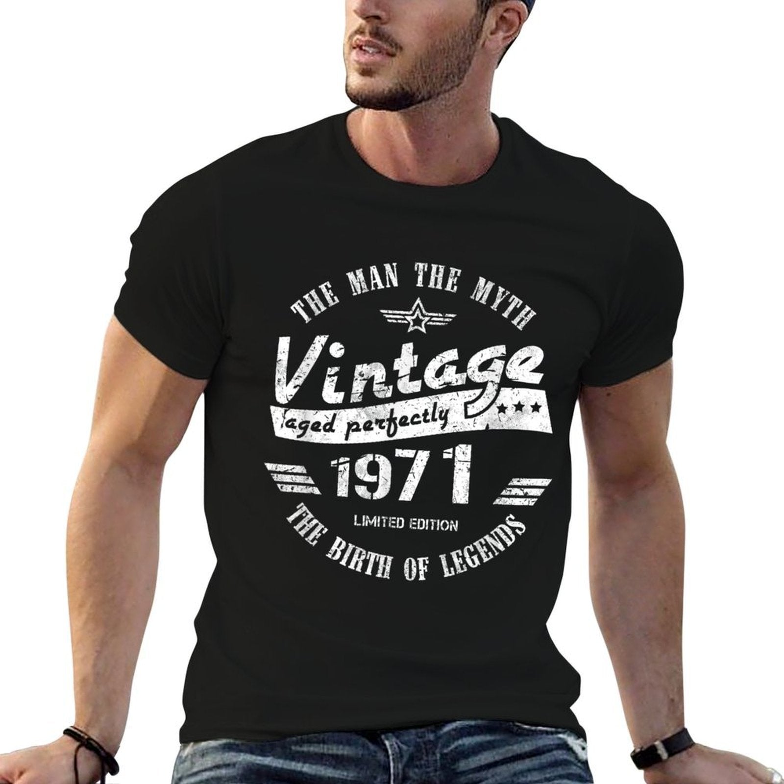 1971 Vintage Classic 50th Birthday Gift  Slim-fit Cut T-Shirt