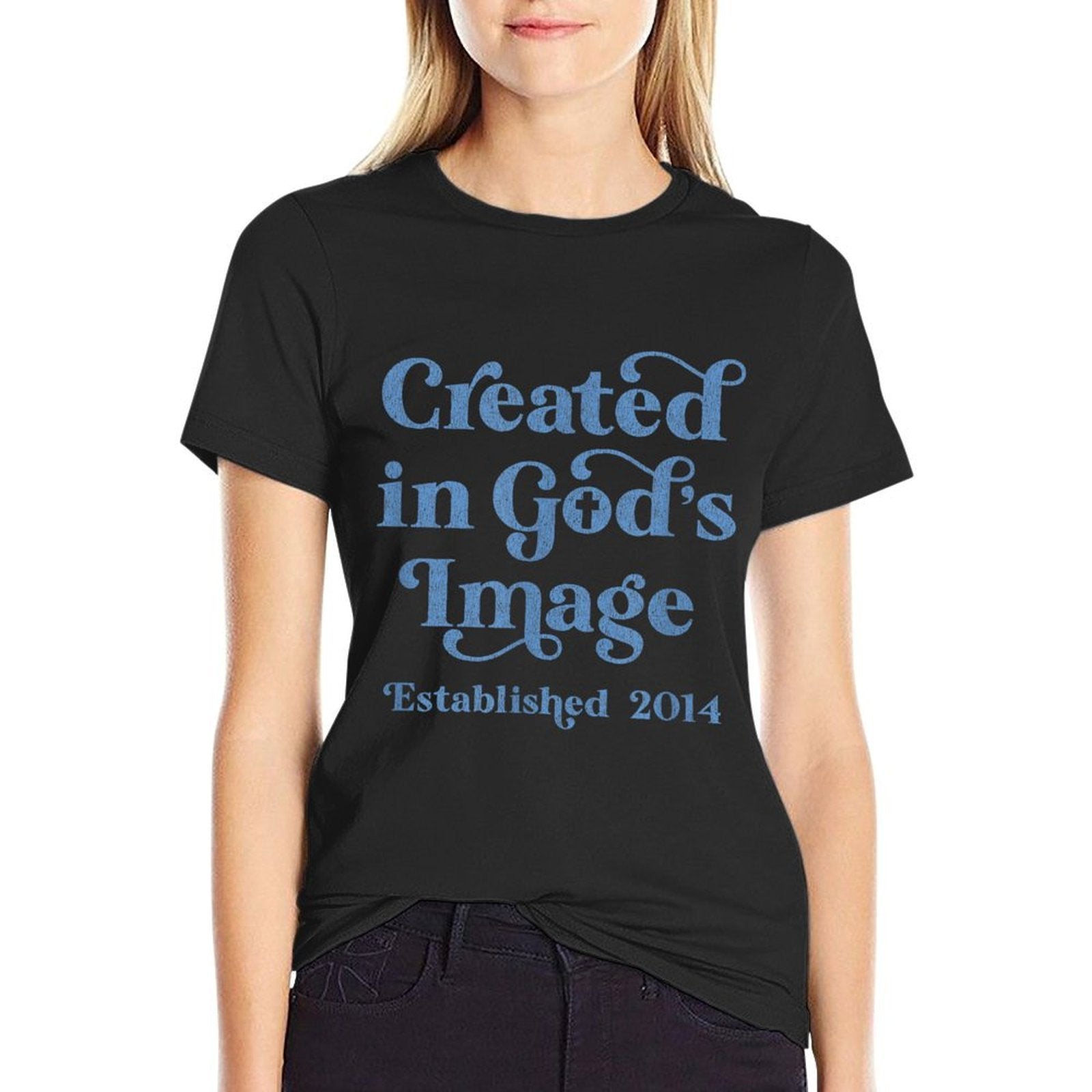 11 Year Old Christian Jesus And God 2014 11th Birthday  Slim-fit Cut T-Shirt