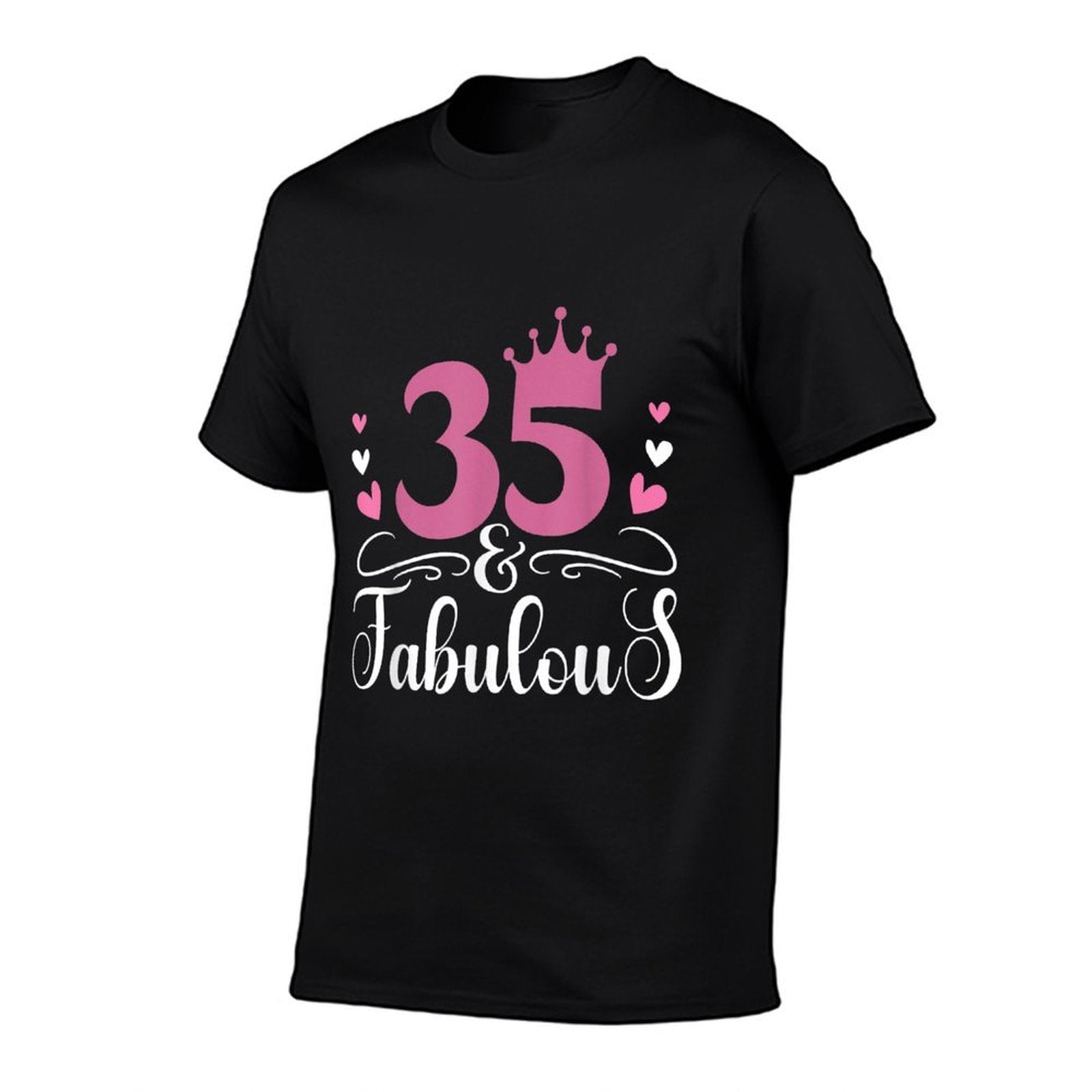 35 & Fabulous Queen Crown 35 Year Old 35th Birthday  Odor-resistant T-Shirt