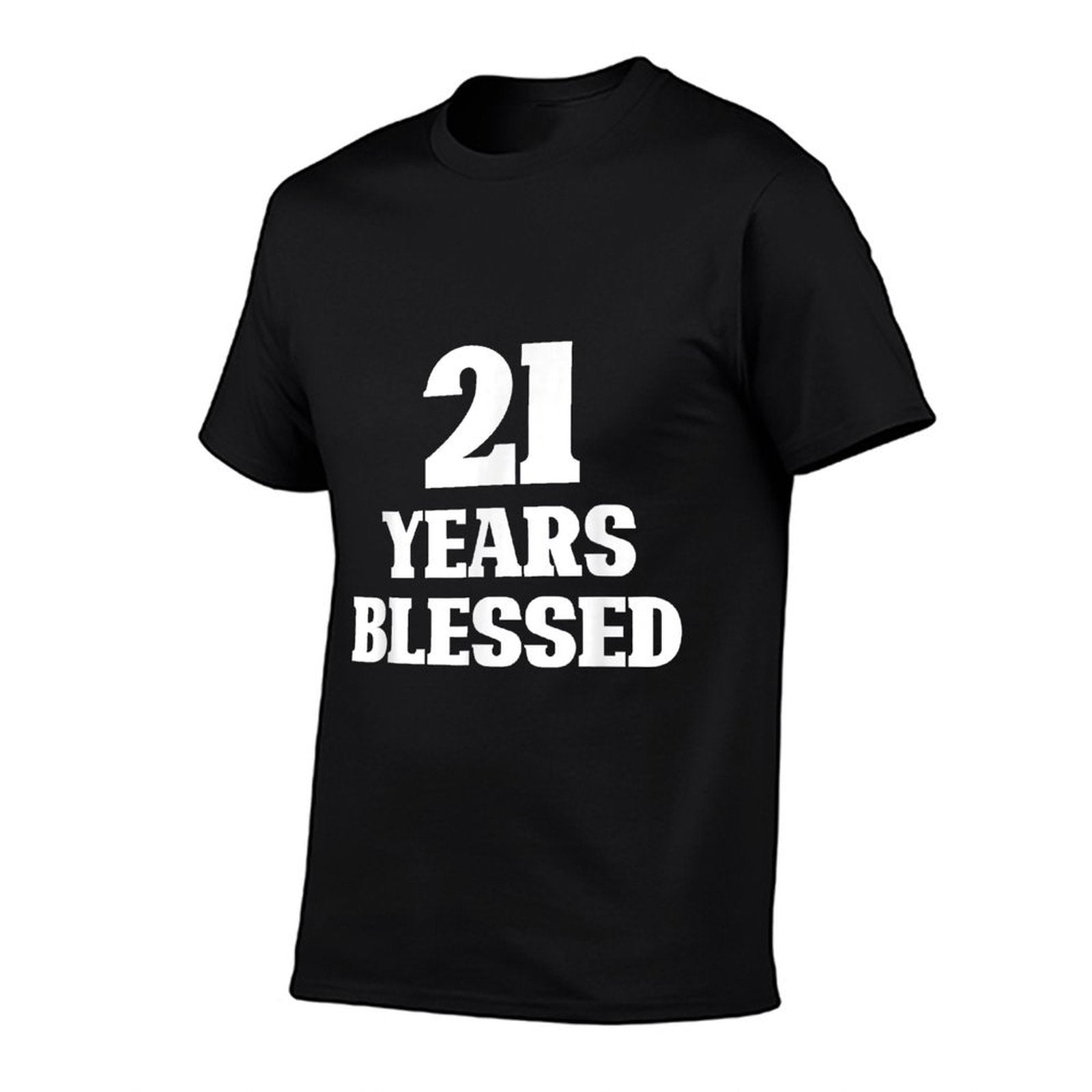 21 Years Blessed 21st Birthday Christian Religious Jesus God  Relaxed-fit T-Shirt