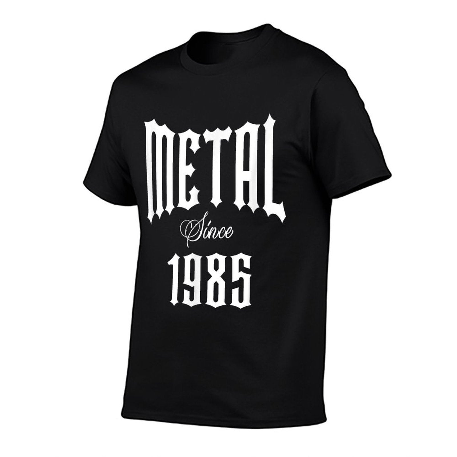 40 Year Old Metal Music 40th Birthday  Heathered Texture T-Shirt