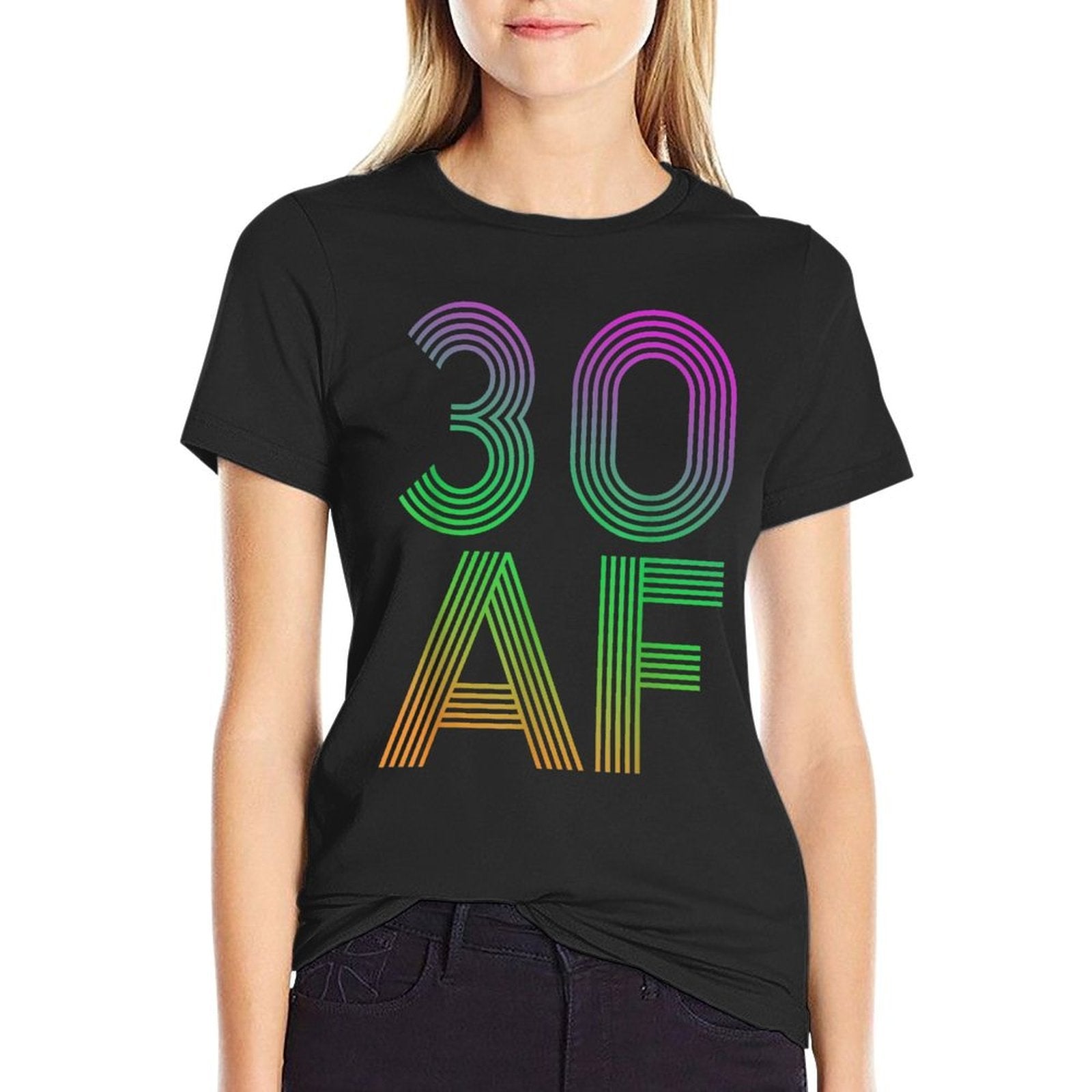 30 AF Vintage 30th Birthday Gift  Polyester Blend T-Shirt