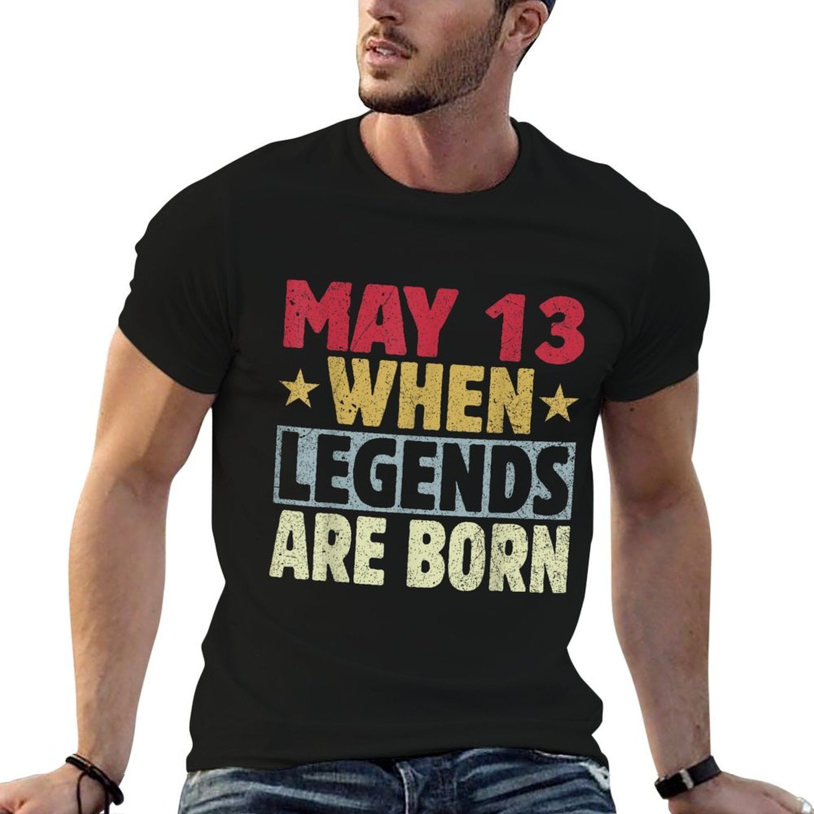 2024 13th Of May Birthday - May 13 Birthday  Fade-proof Color T-Shirt