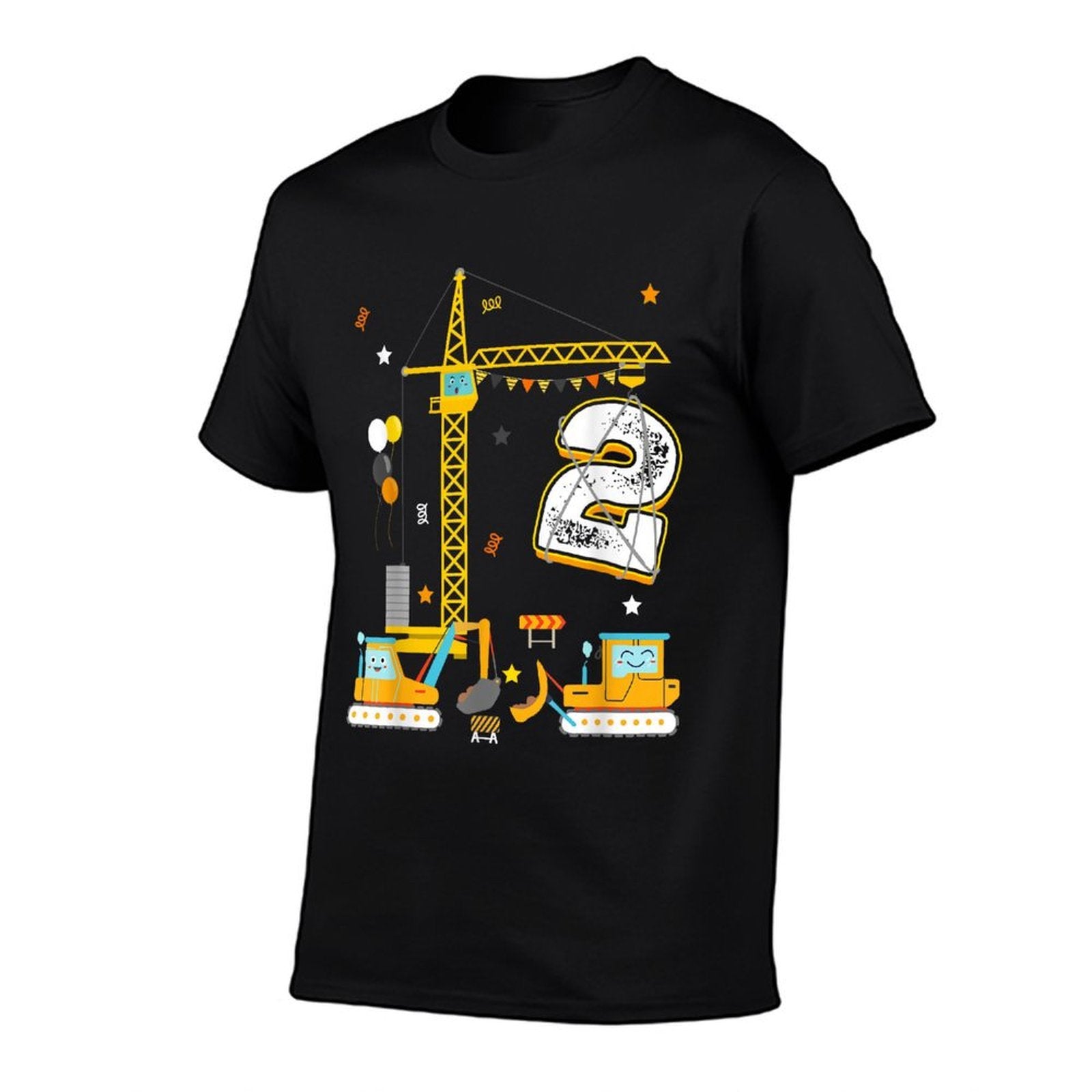 2nd Construction Birthday Party Two Year Old Boy 2 Yr  Quick-drying T-Shirt