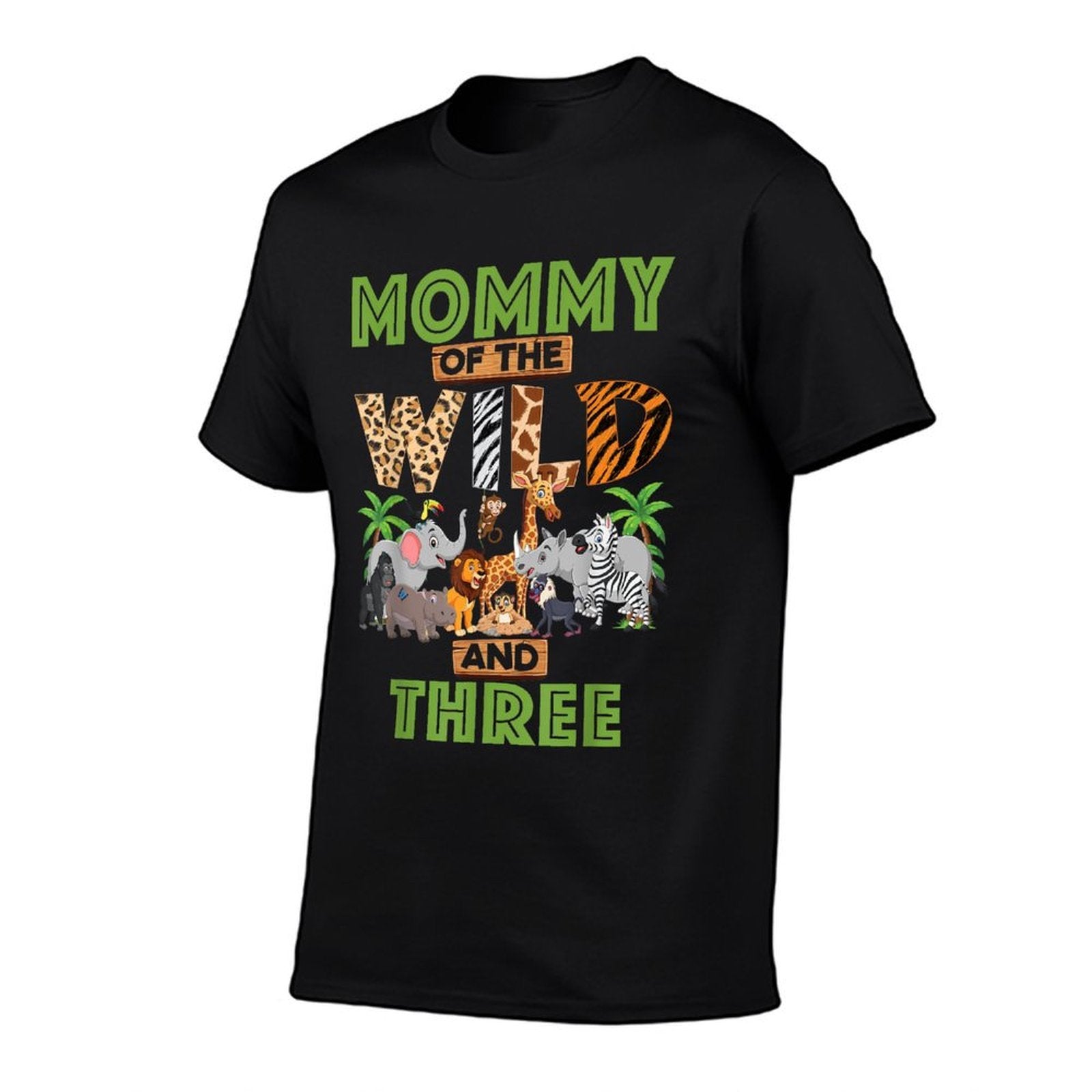 3rd Birthday Zoo Safari Jungle Mommy Of The Wild And Three  Quick-drying T-Shirt