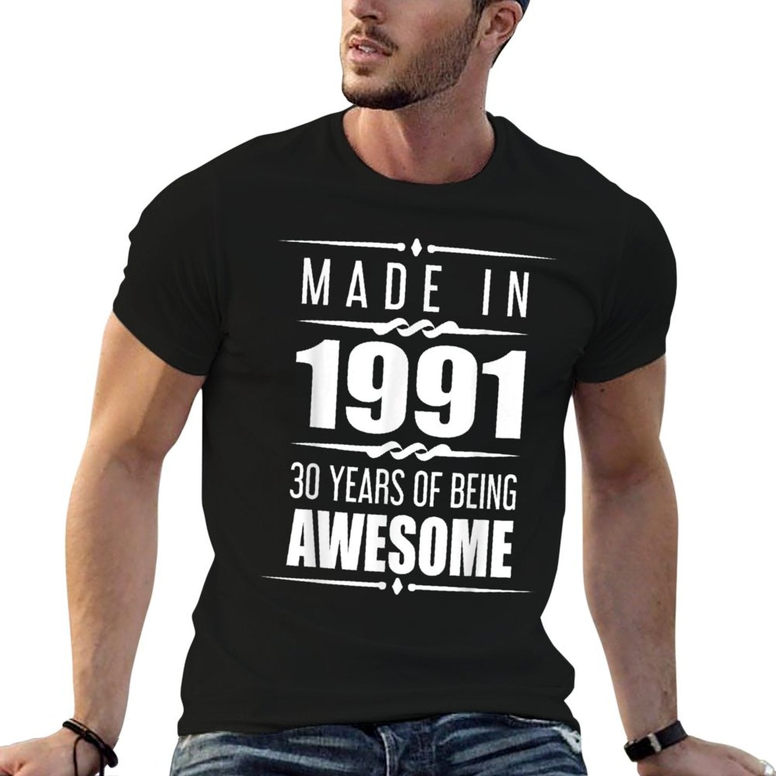 30th Birthday Gifts Men Women 30 Year Old 30th Birthday  Fade-proof Color T-Shirt
