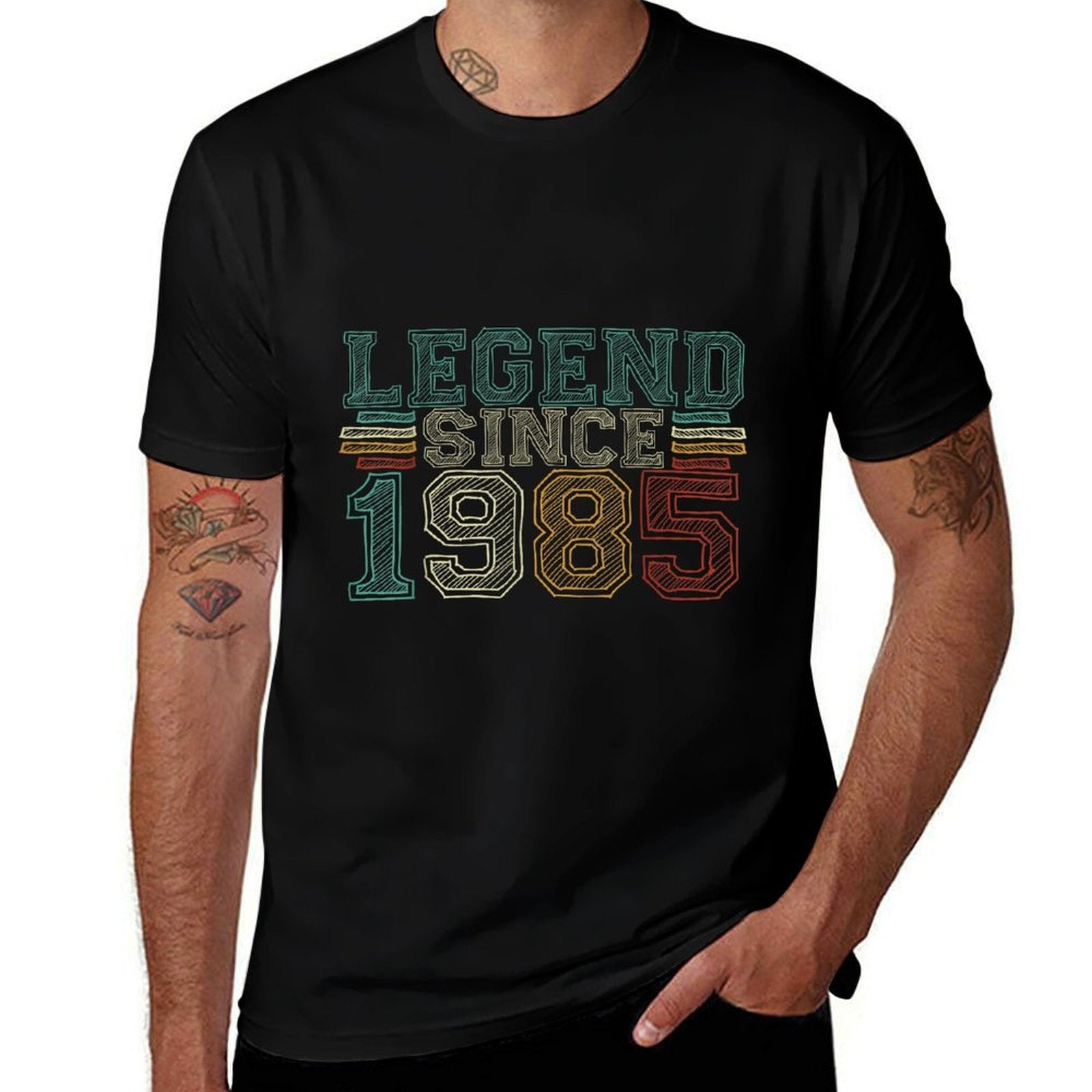40 Years Old Legend Since 1985 40th Birthday  Moisture-wicking T-Shirt
