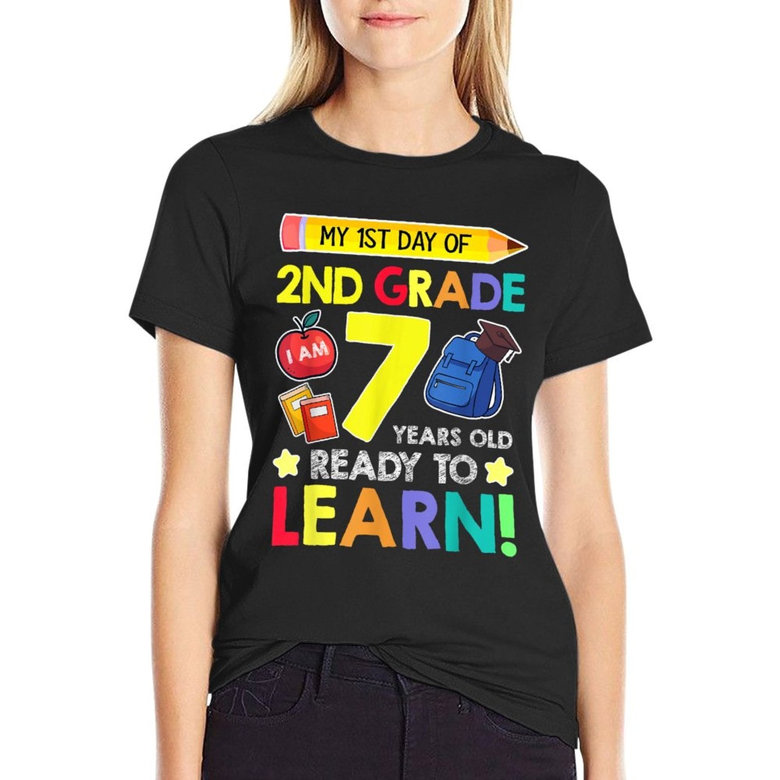 2nd Grade Back to First Day of School Gifts Boys Girls  Affordable Price T-Shirt