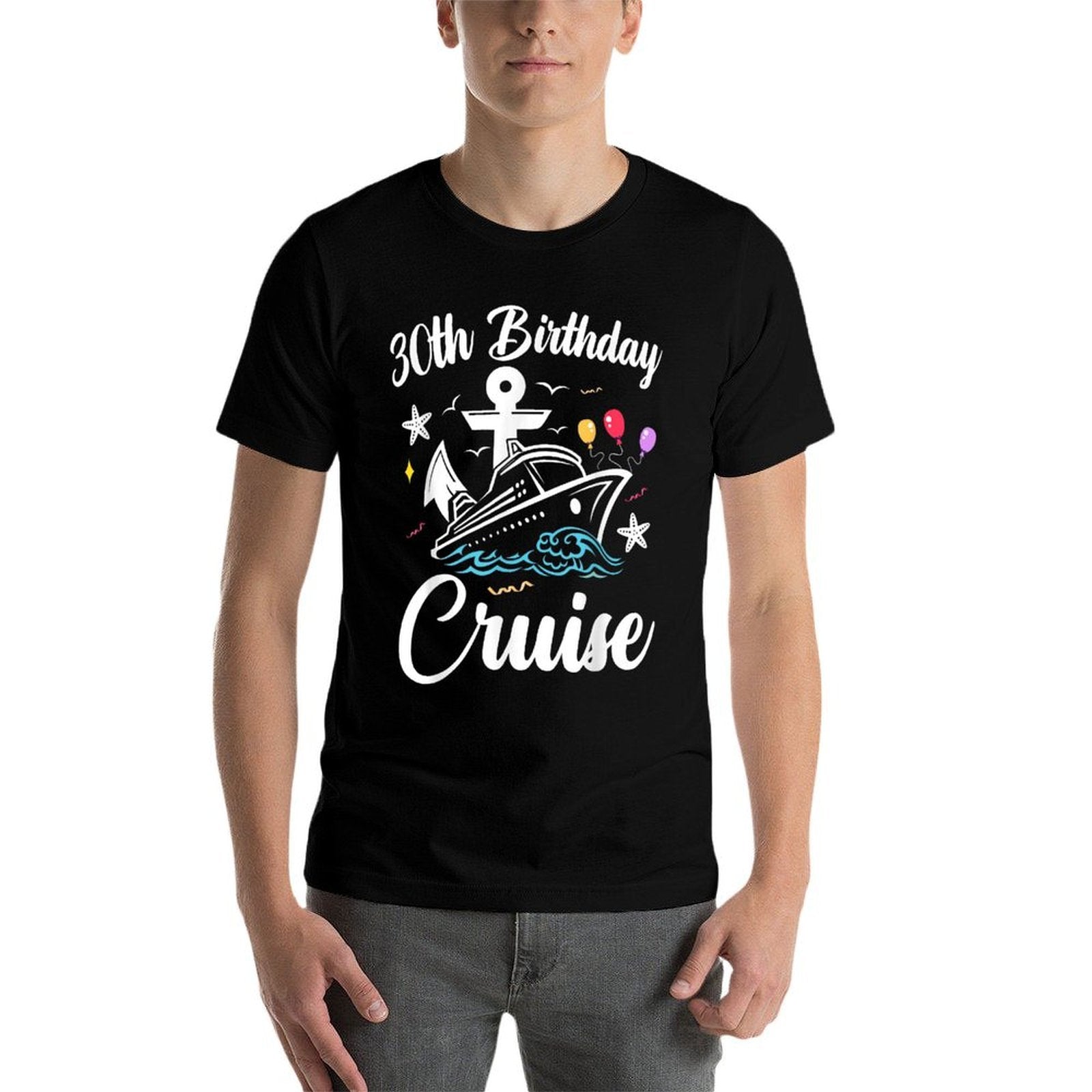 30 Years Old Birthday Cruise Squad 30th Birthday Cruise  Stretchy T-Shirt