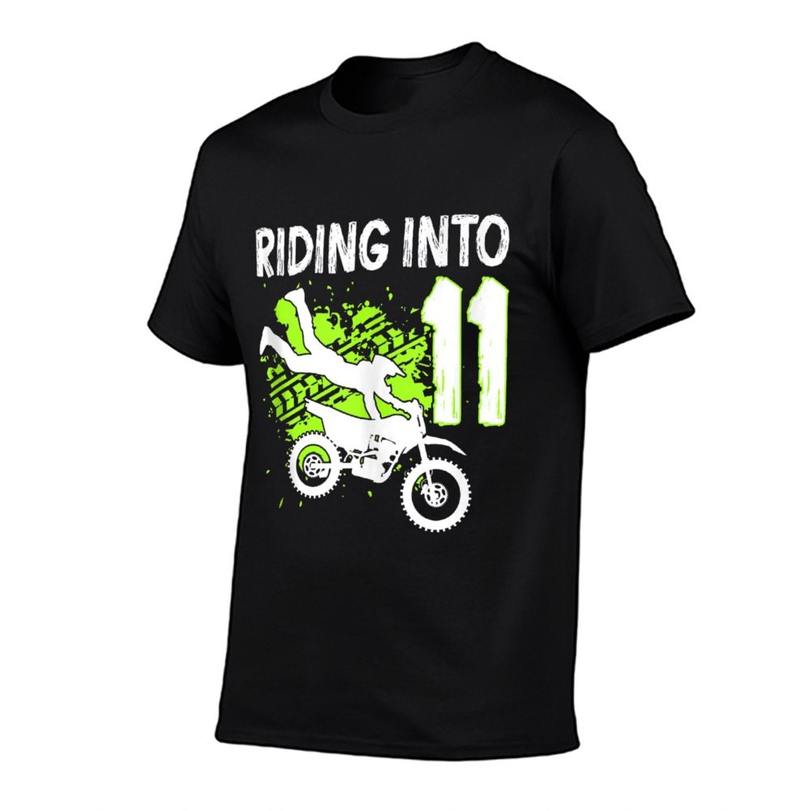 11th Motocross Birthday Eleven Year Old Motocross Rider  Easy-care T-Shirt
