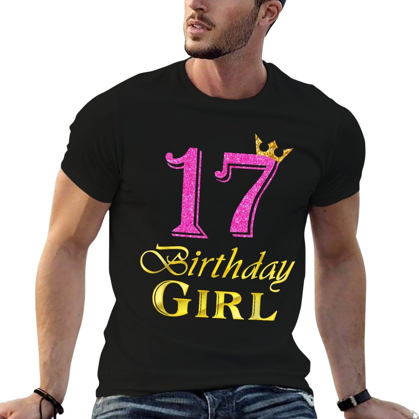17th Birthday Girl Princess 17 Years Old 17th Birthday  Soft T-Shirt