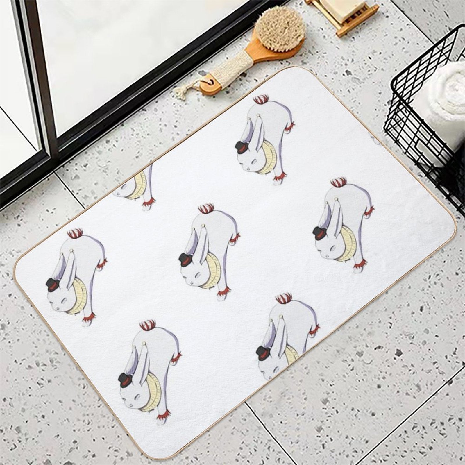Jester Bunny  Anti-Trip Bath Mat