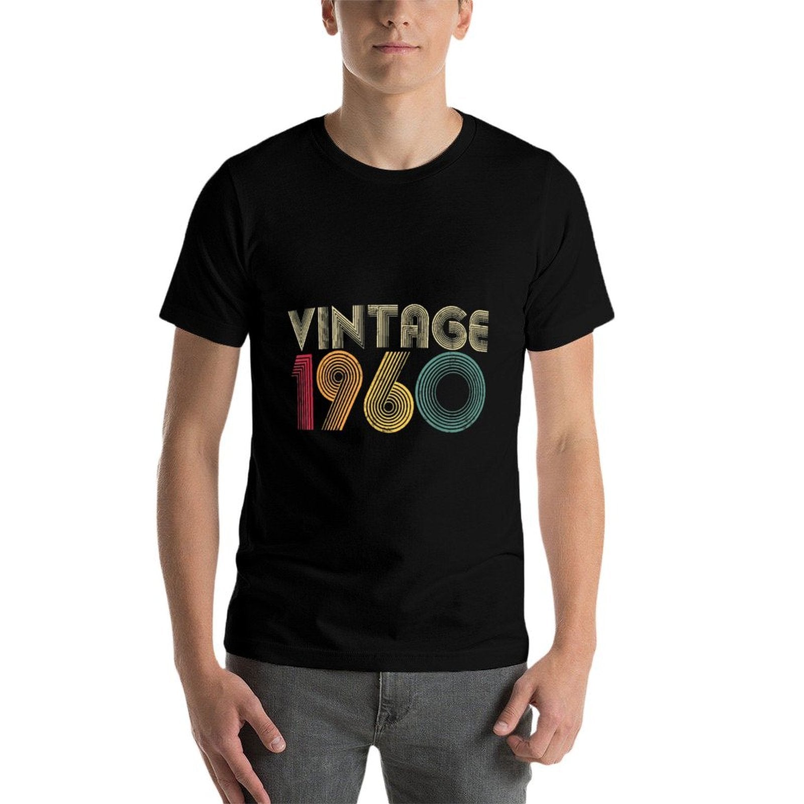 1960 60th Birthday Gift Vintage 60 Years Old Men Women Retro  Odor-resistant T-Shirt