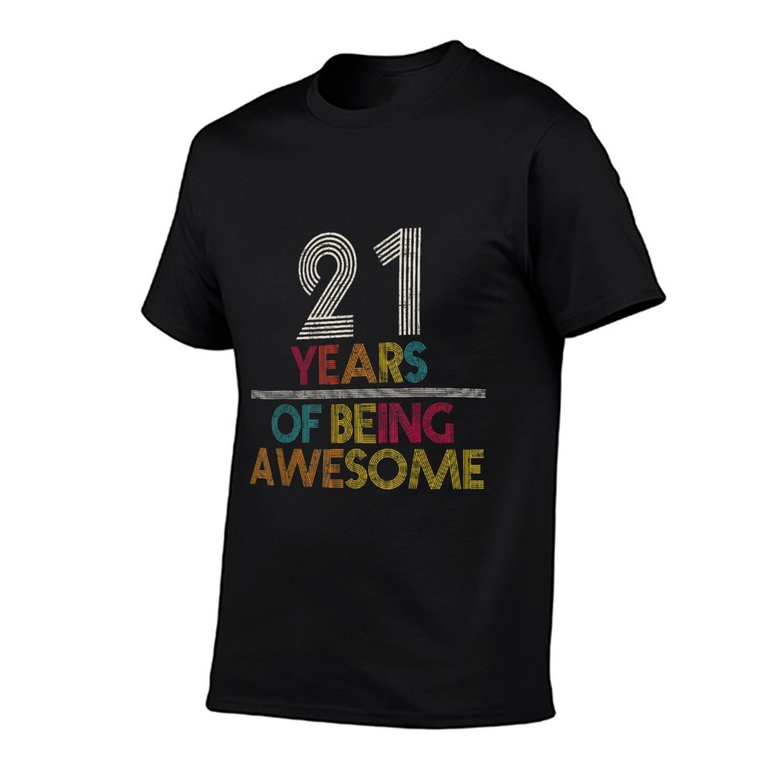21 Years Of Being Awesome Gift 21 Years Old 21st Birthday  Odor-resistant T-Shirt