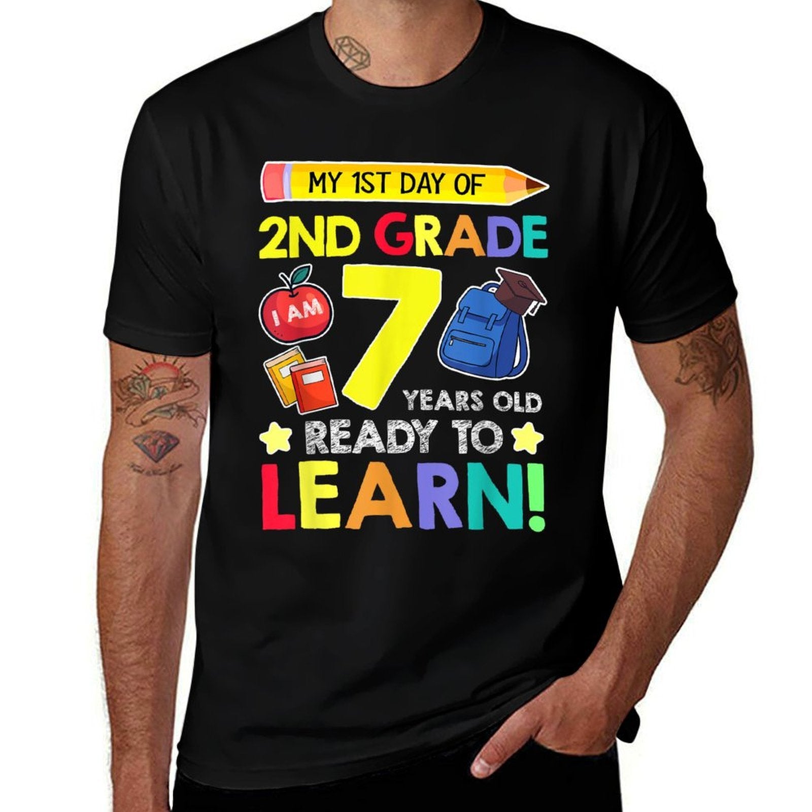 2nd Grade Back to First Day of School Gifts Boys Girls  Affordable Price T-Shirt