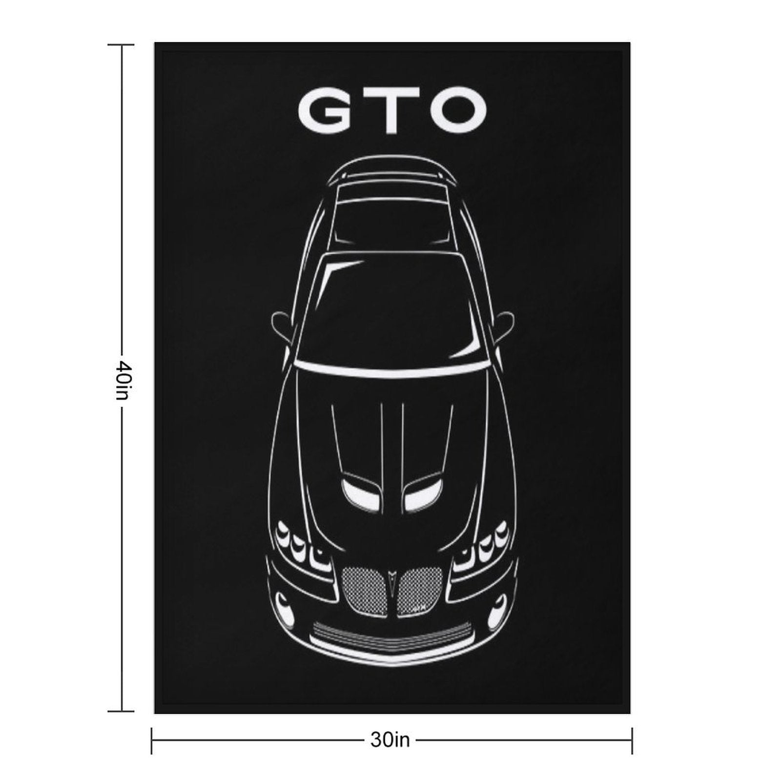 2006 Pontiac Gto T-ShirtPontiac GTO 2004-2006 T-Shirt Lightweight Throw Blanket
