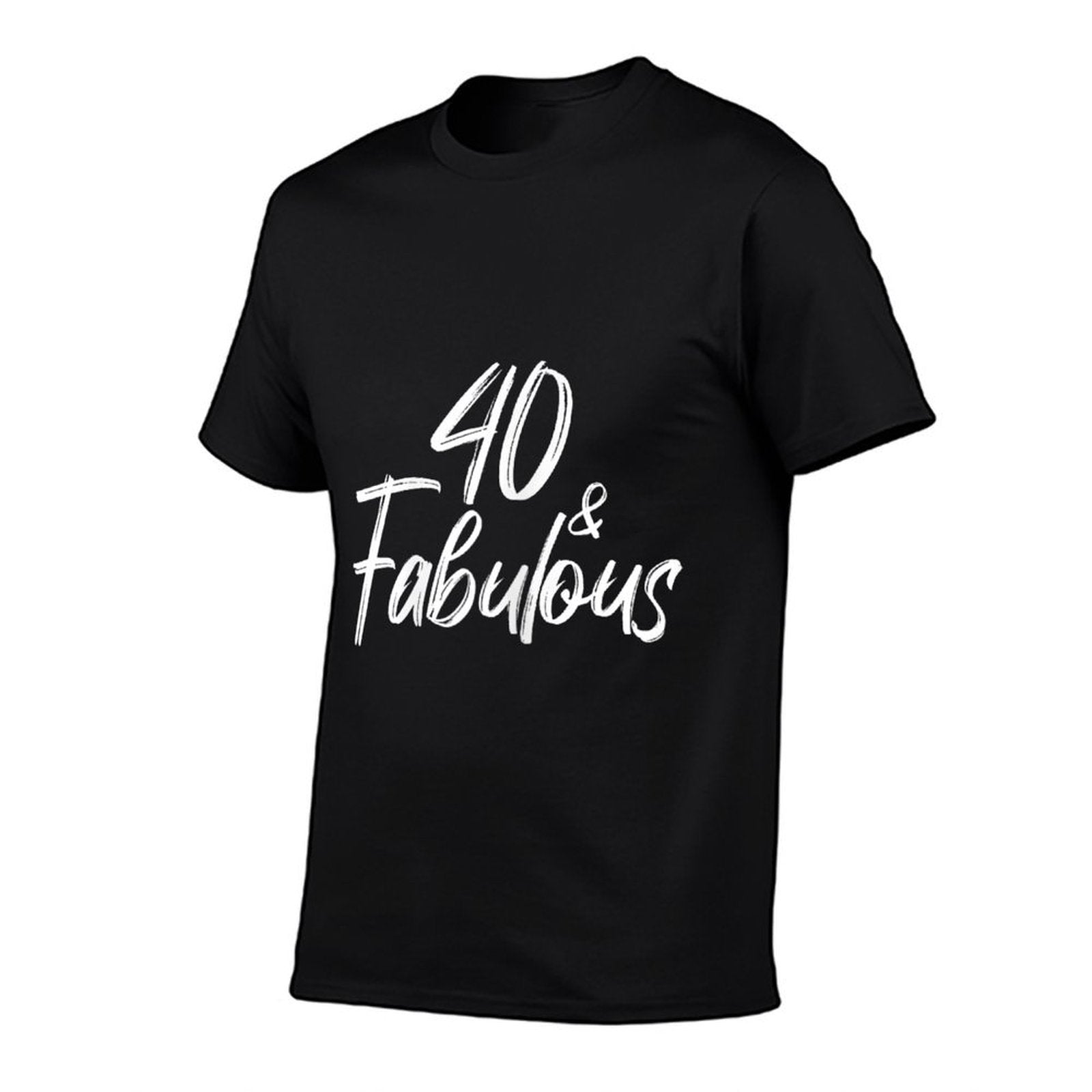40 And Fabulous 40. Birthday Celebration 40th Birthday Party  Easy-care T-Shirt