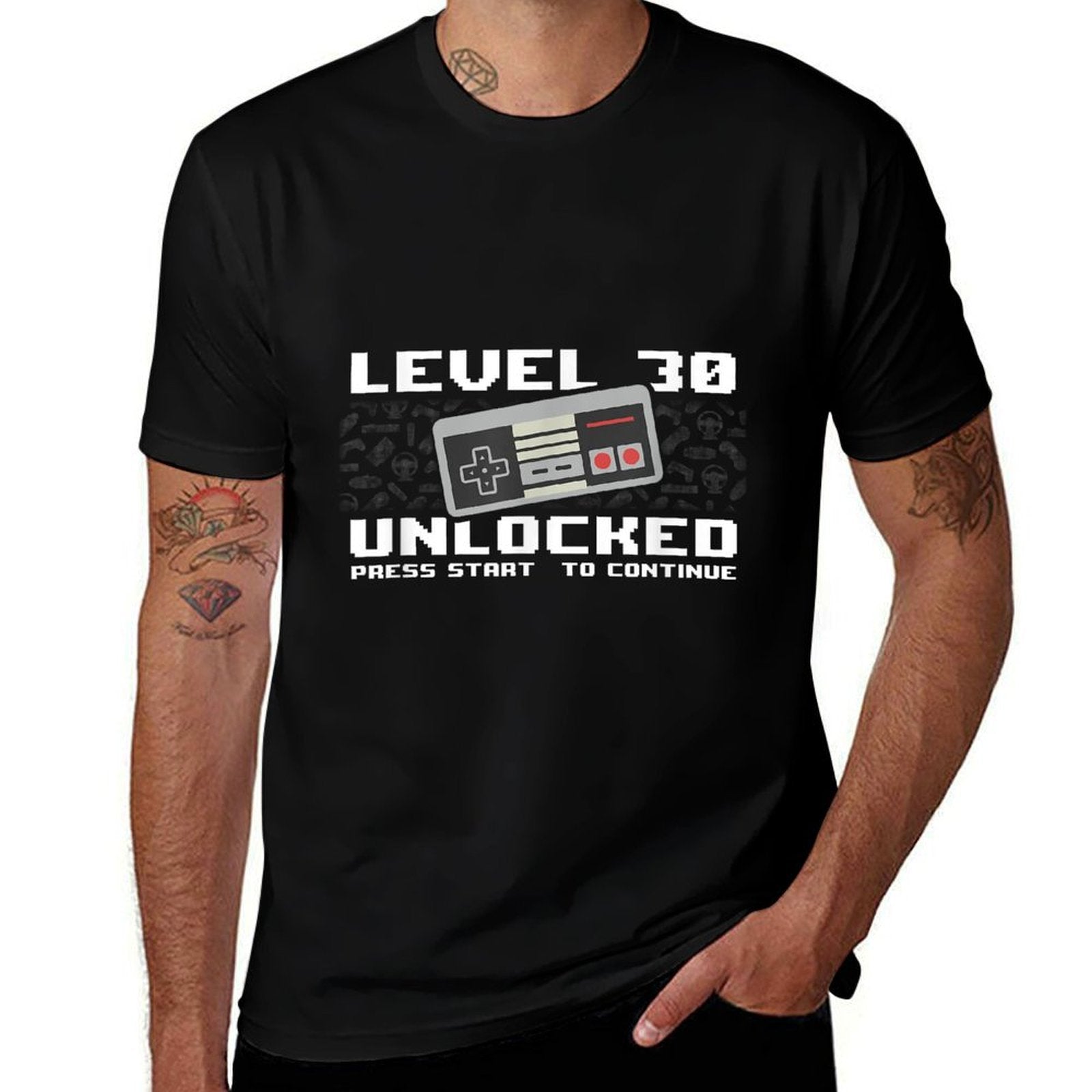 30th Birthday 1993 Level 30 Turning 30 Years Old Gamer  Quick-drying T-Shirt