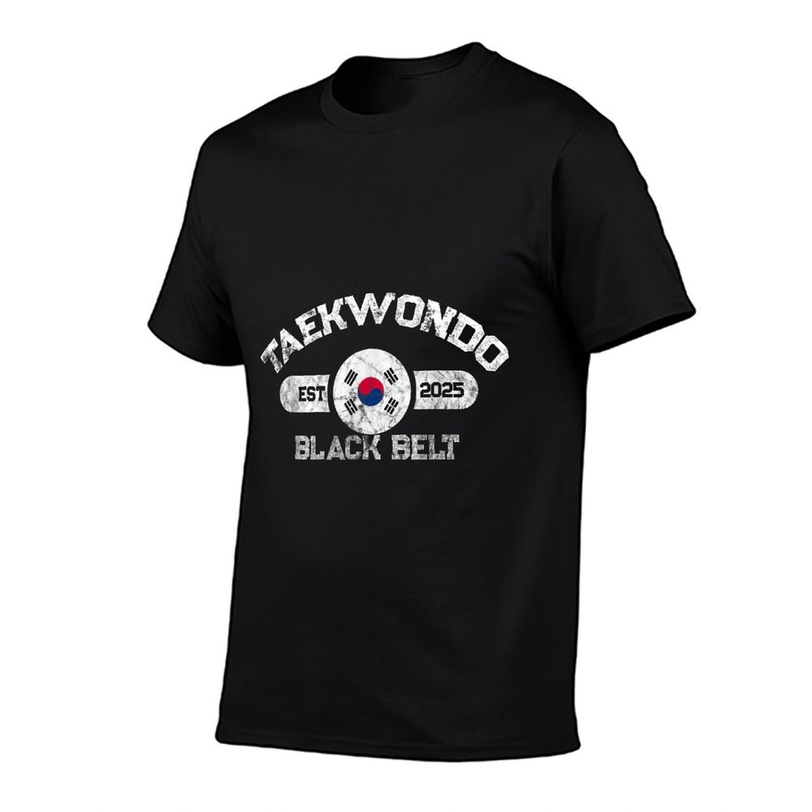 2025 Taekwondo Black Belt Achievement Korean Design  Lightweight T-Shirt