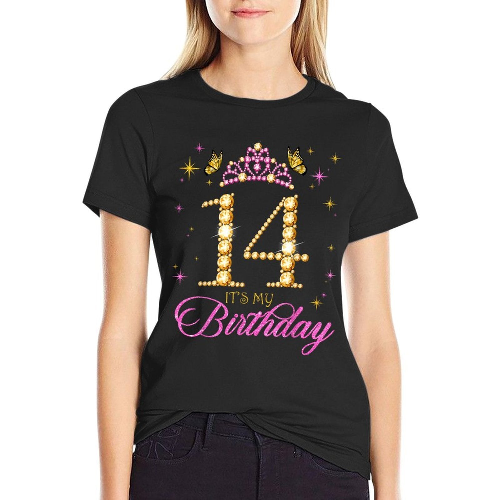 14 It's My Birthday 14 Years Old Princess 14th Birthday  Relaxed-fit T-Shirt