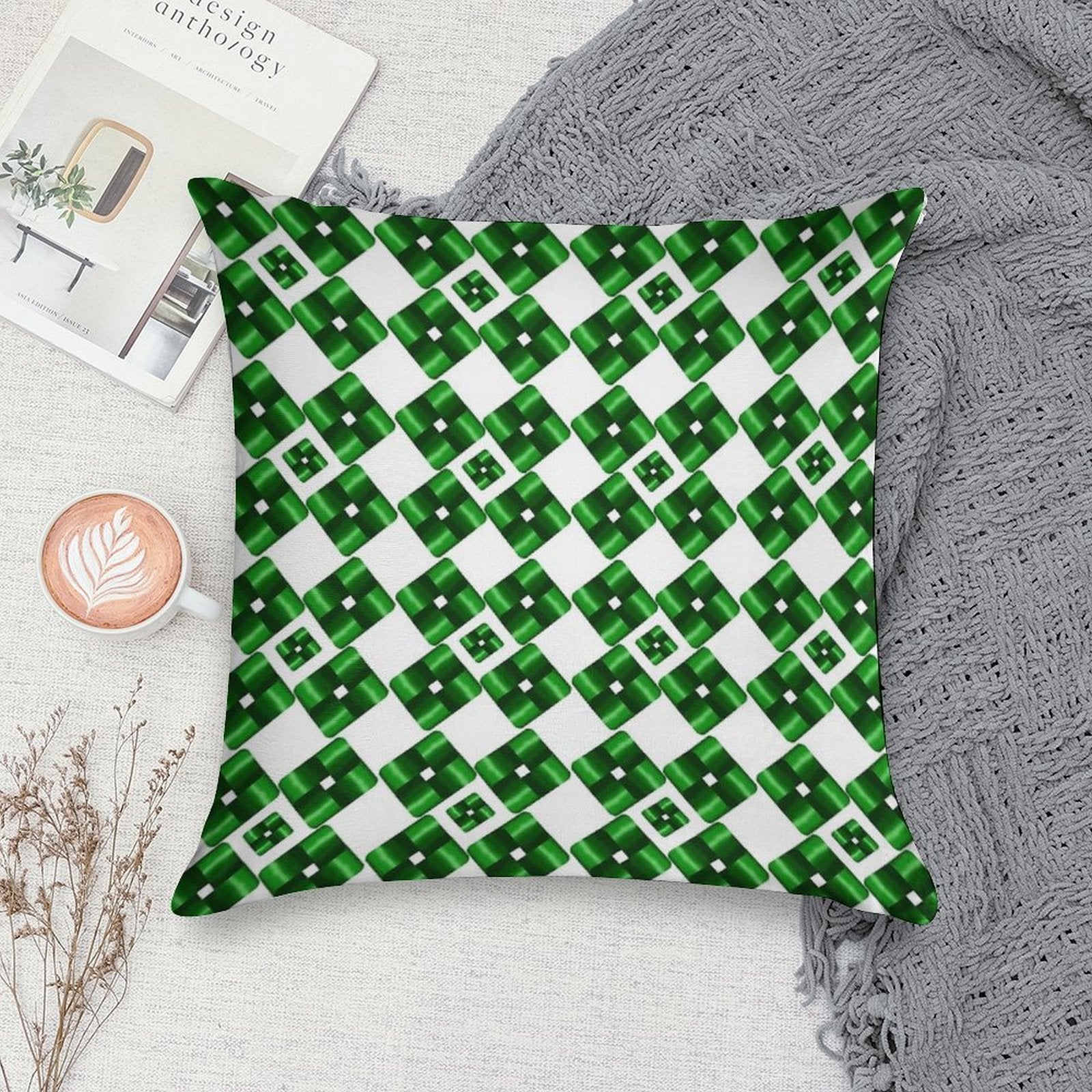 3D Seamless Soft Style Accent Throw Pillow