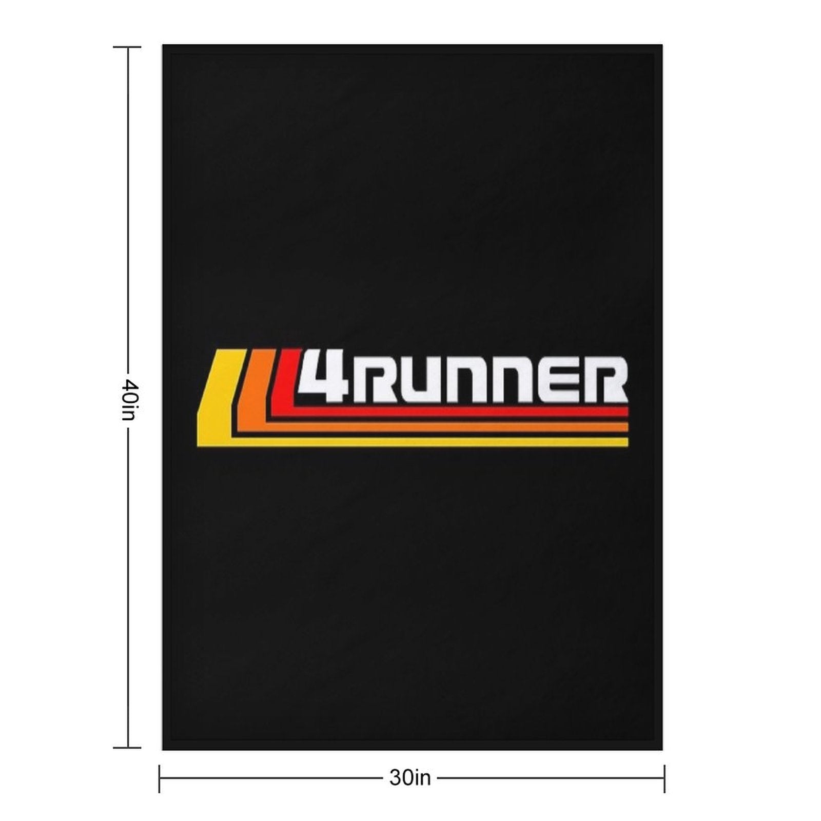 4 Runner Heritage Logo Quick-dry Throw Blanket