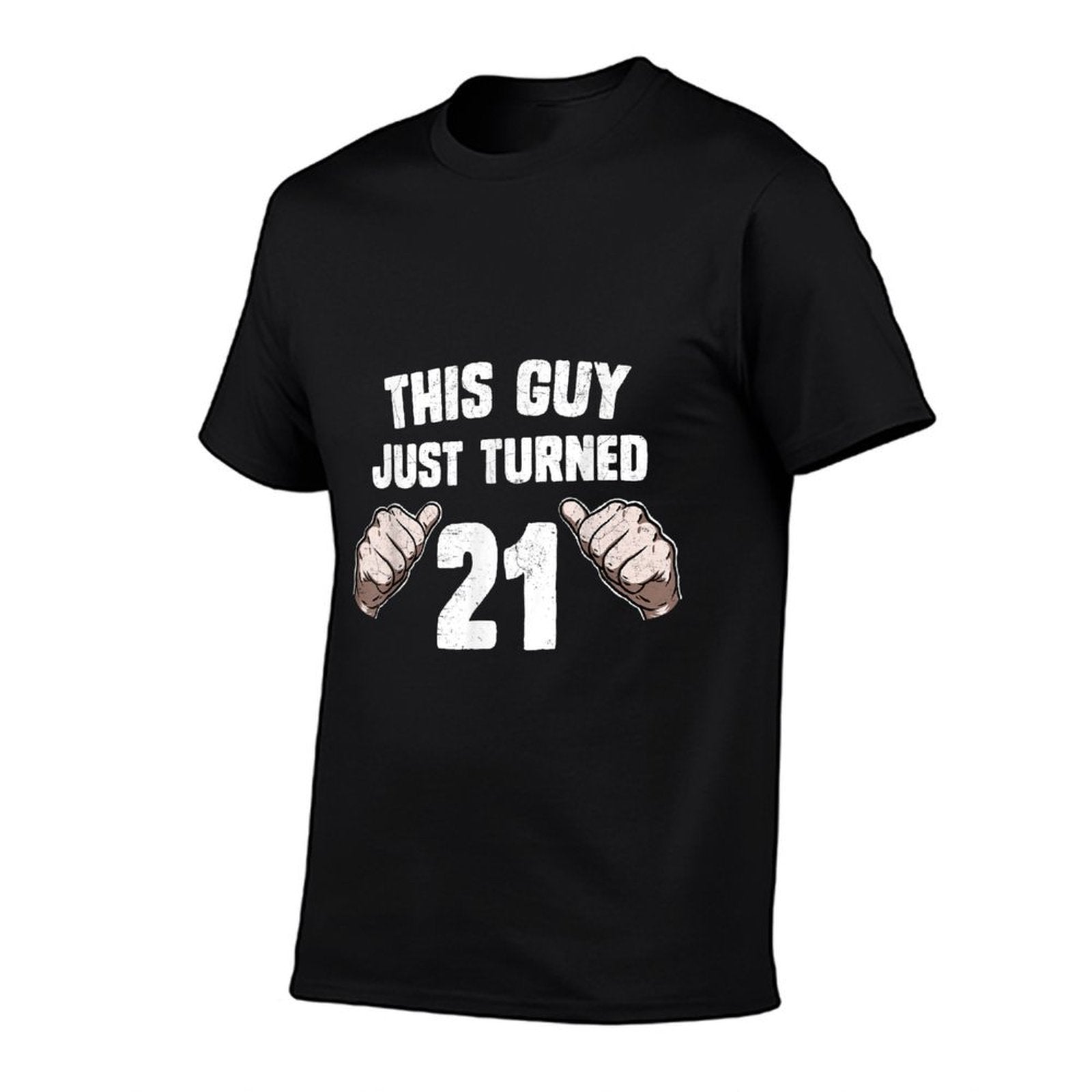 21st Birthday This Guy Thumbs Vintage Bday Gifts  Tagless Design T-Shirt