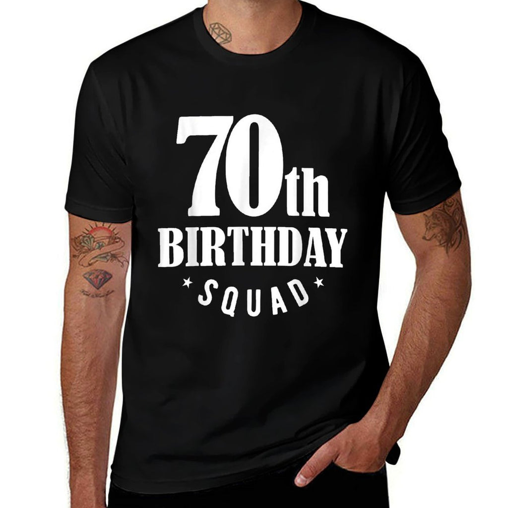 70th Birthday Squad  Lightweight T-Shirt