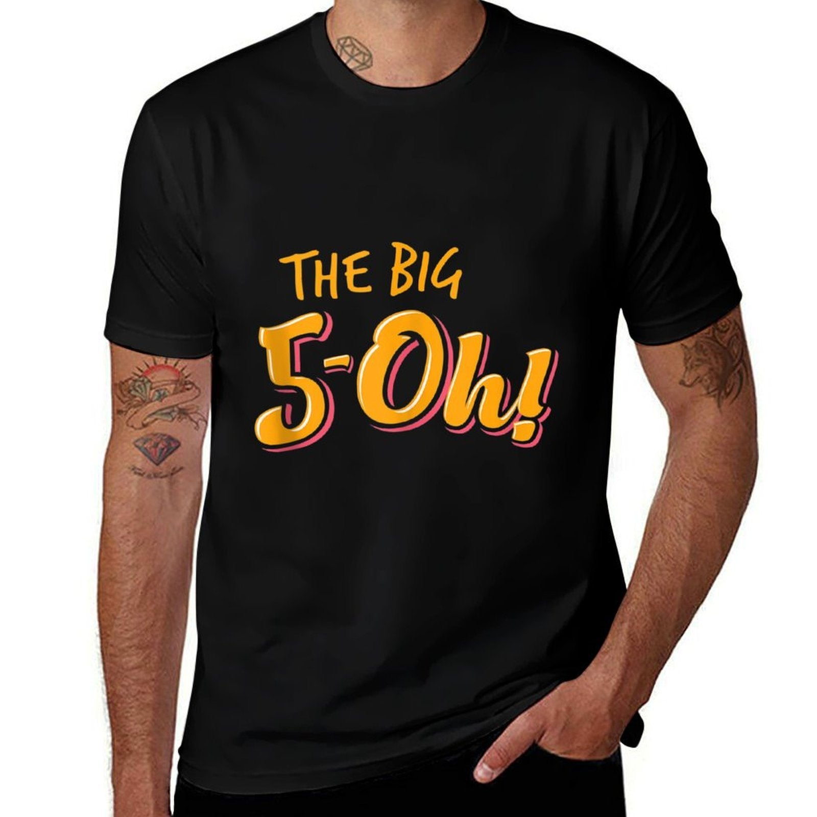 50th Birthday For Women Big 5-Oh! Girl Gang Party  Lightweight T-Shirt