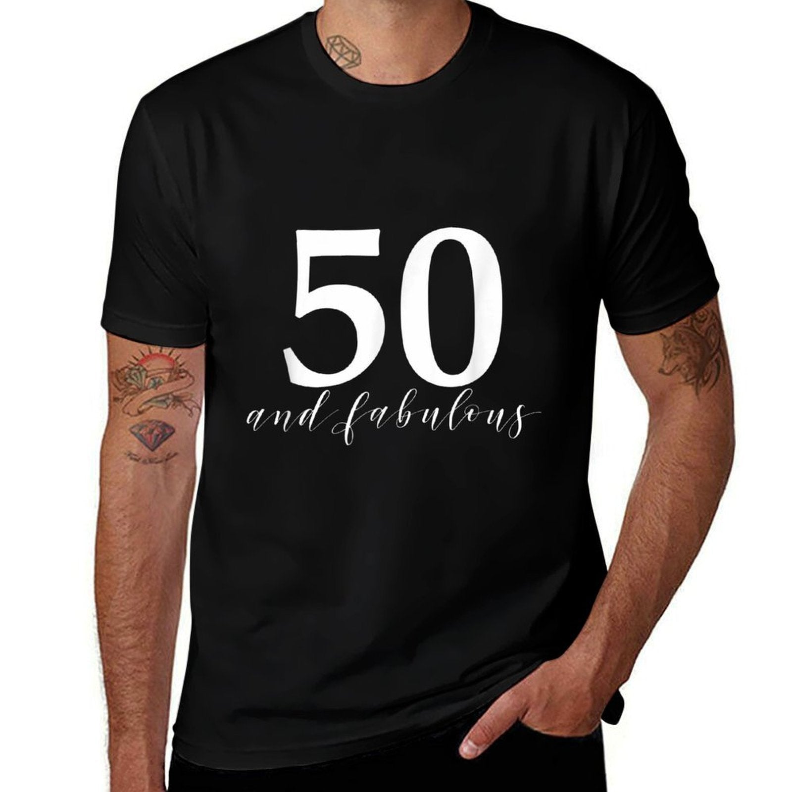 50 And Fabulous- 50th Birthday Shirt for Women  Classic T-Shirt