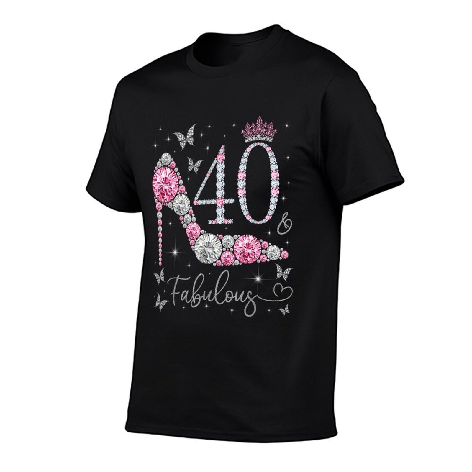 40 & Fabulous, 40 Years Old And Fabulous, 40th Birthday  Relaxed-fit T-Shirt