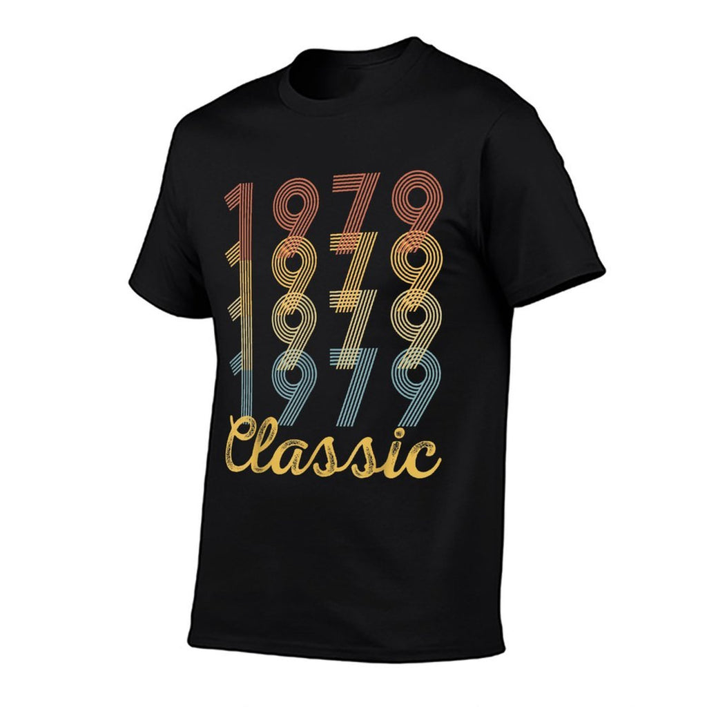 40th Birthday Gift Vintage 1979 Classic Men Women  Slim-fit Cut T-Shirt