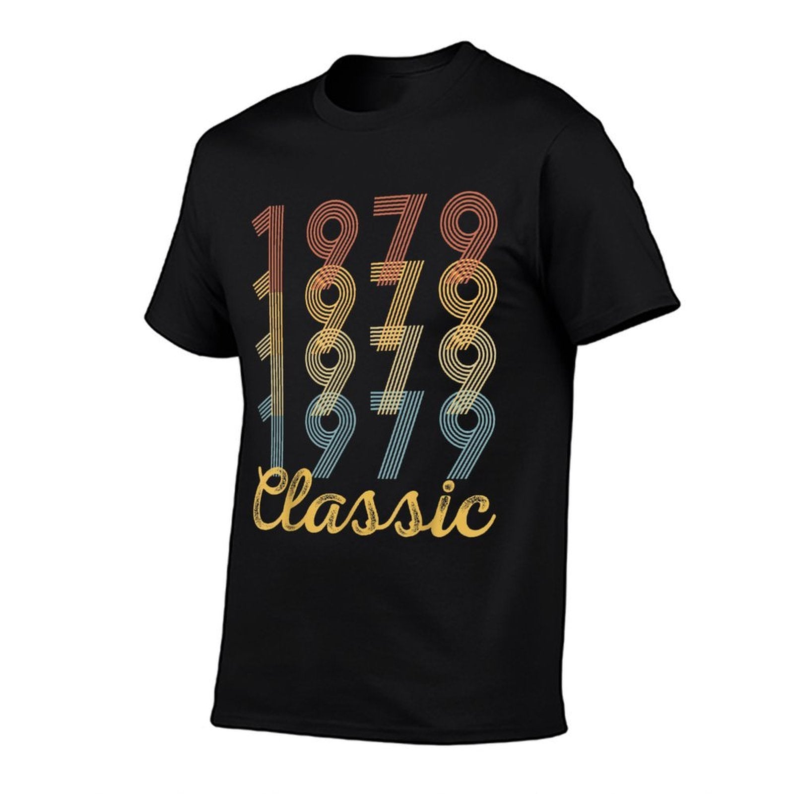 40th Birthday Gift Vintage 1979 Classic Men Women  Slim-fit Cut T-Shirt