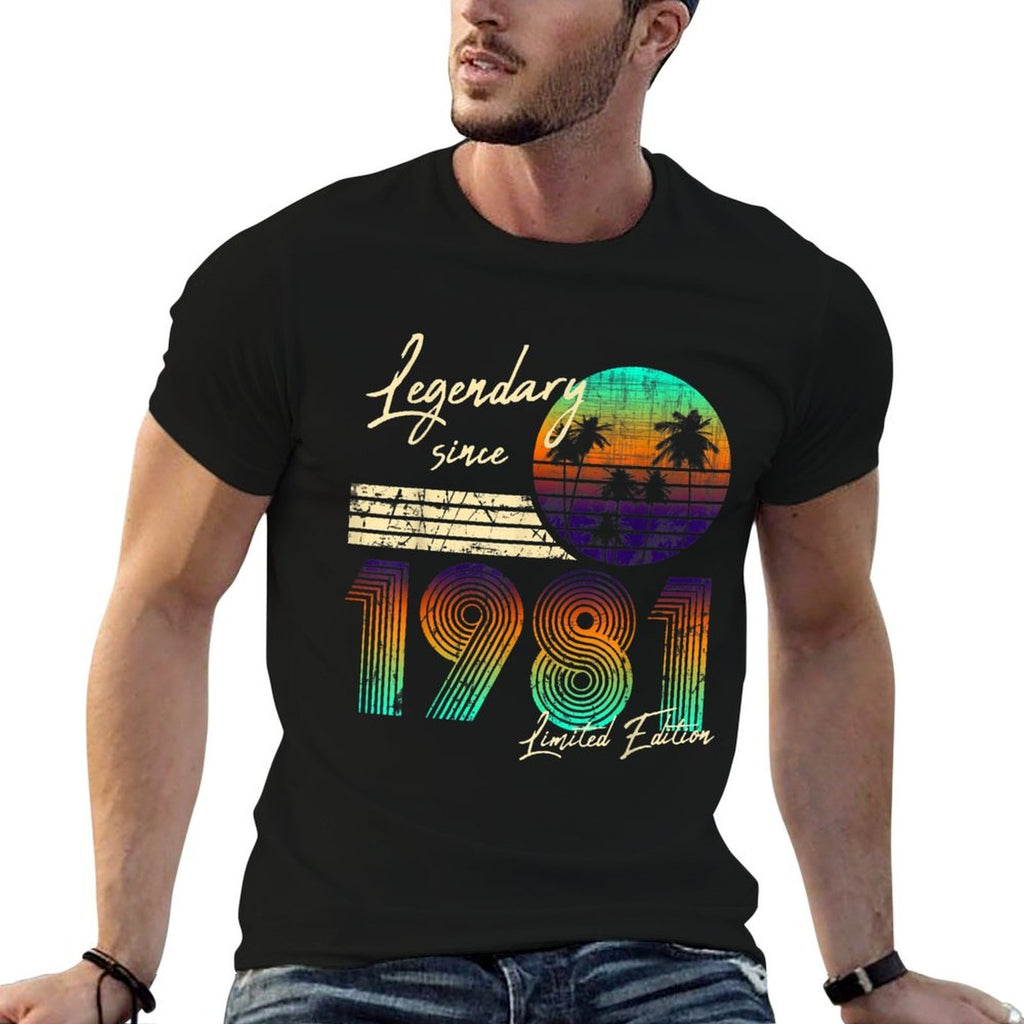 40Thbirthdaygifts Vintage Since January 1981 40Th Birthday  Wrinkle-resistant T-Shirt