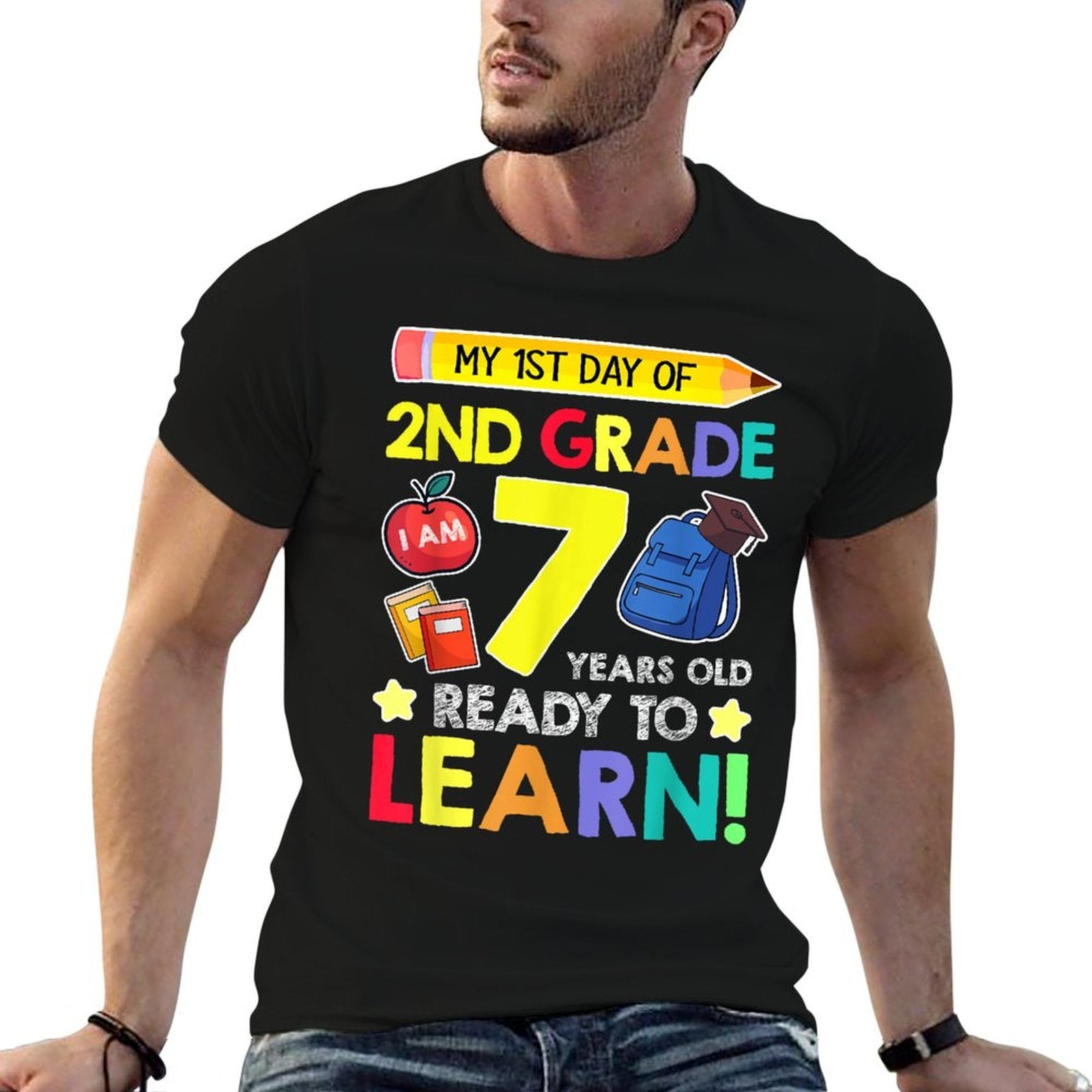 2nd Grade Back to First Day of School Gifts Boys Girls  Affordable Price T-Shirt