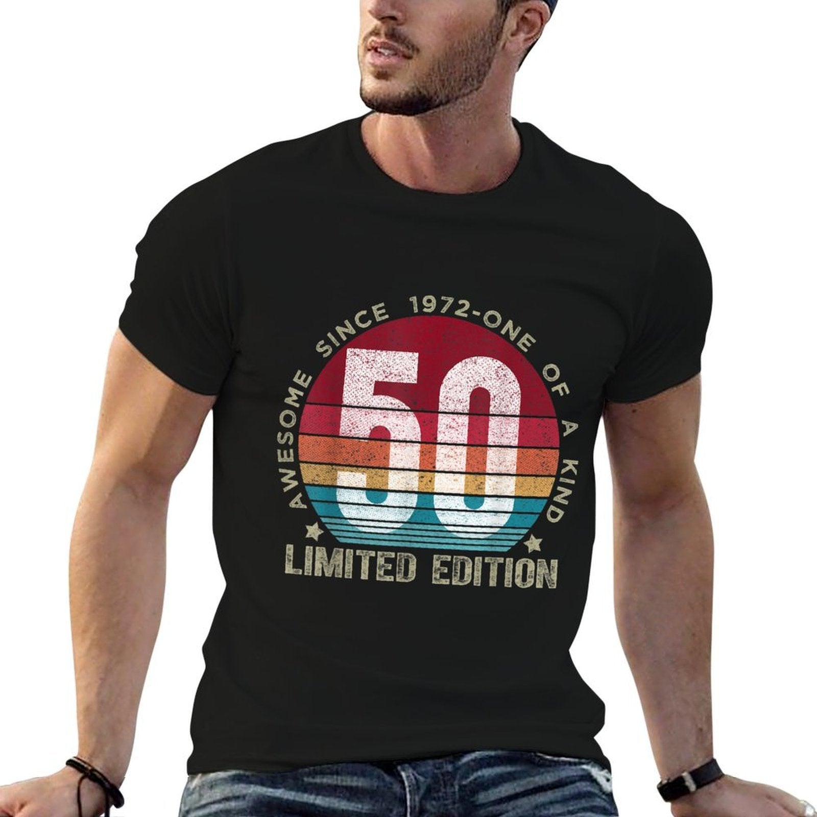 50 Year Old Vintage 1972 Retro Limited Edition 50th Birthday  Eco-friendly Material T-Shirt