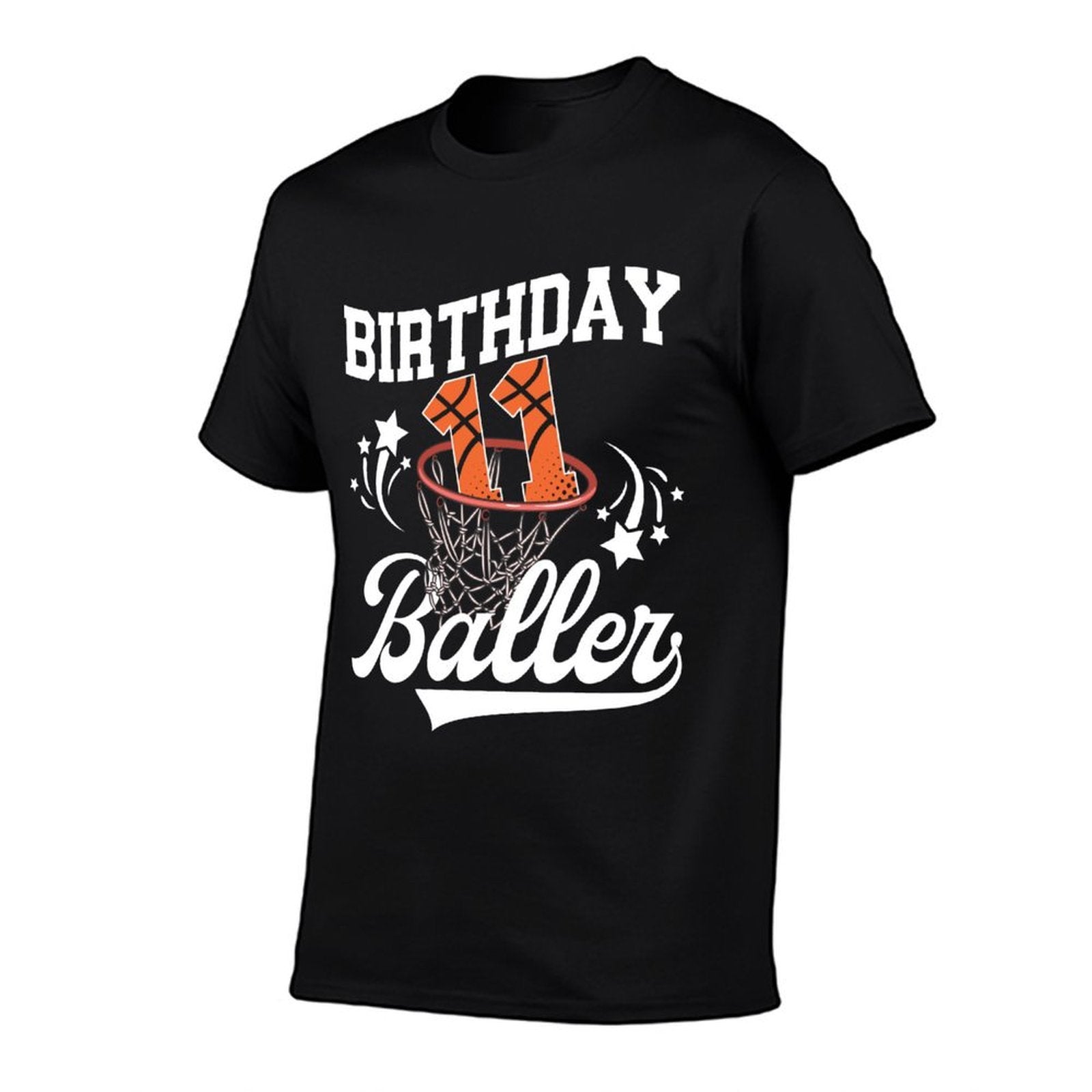 11th Basketball Birthday Eleven Year Old Basketball Player  Lightweight T-Shirt
