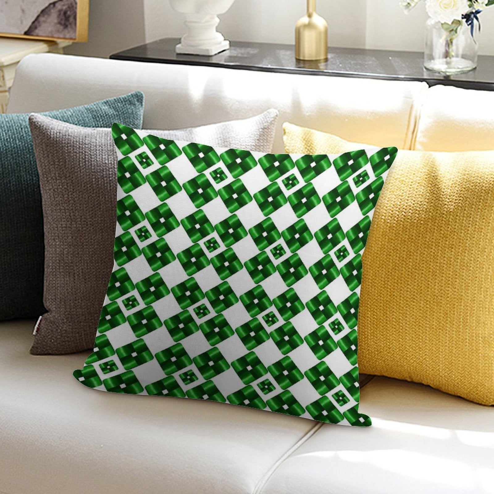 3D Seamless Soft Style Accent Throw Pillow