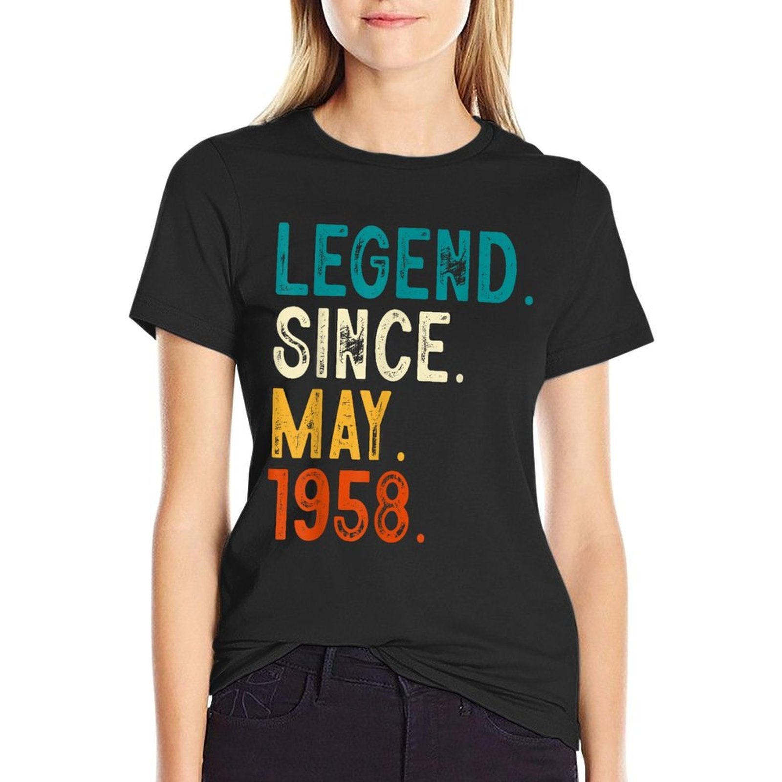 65 Year Old Legend Since May 1958 65th Birthday  Affordable Price T-Shirt
