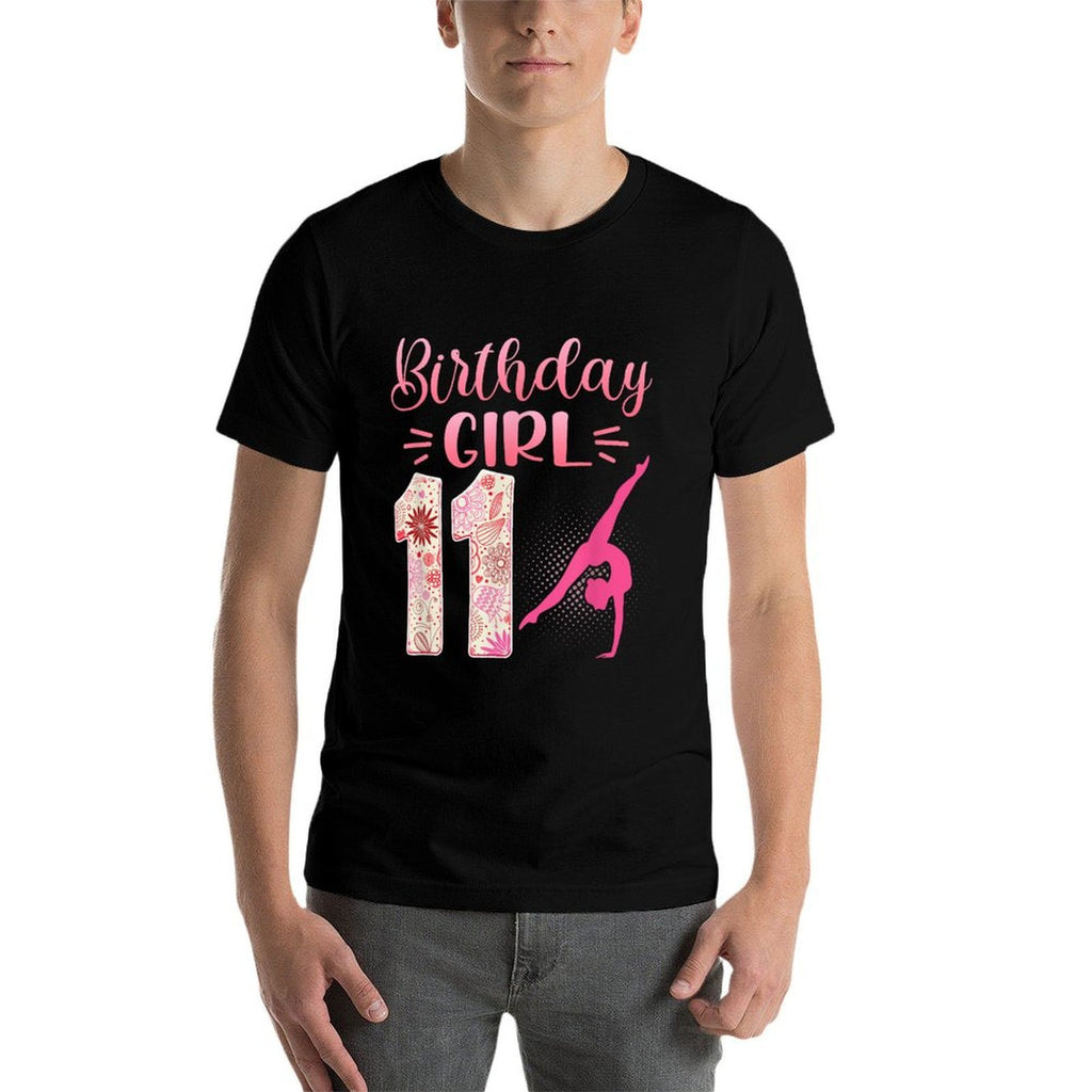11th Birthday Girl Gymnastics Rainbow Gymnast 11 Years Old  Classic T-Shirt