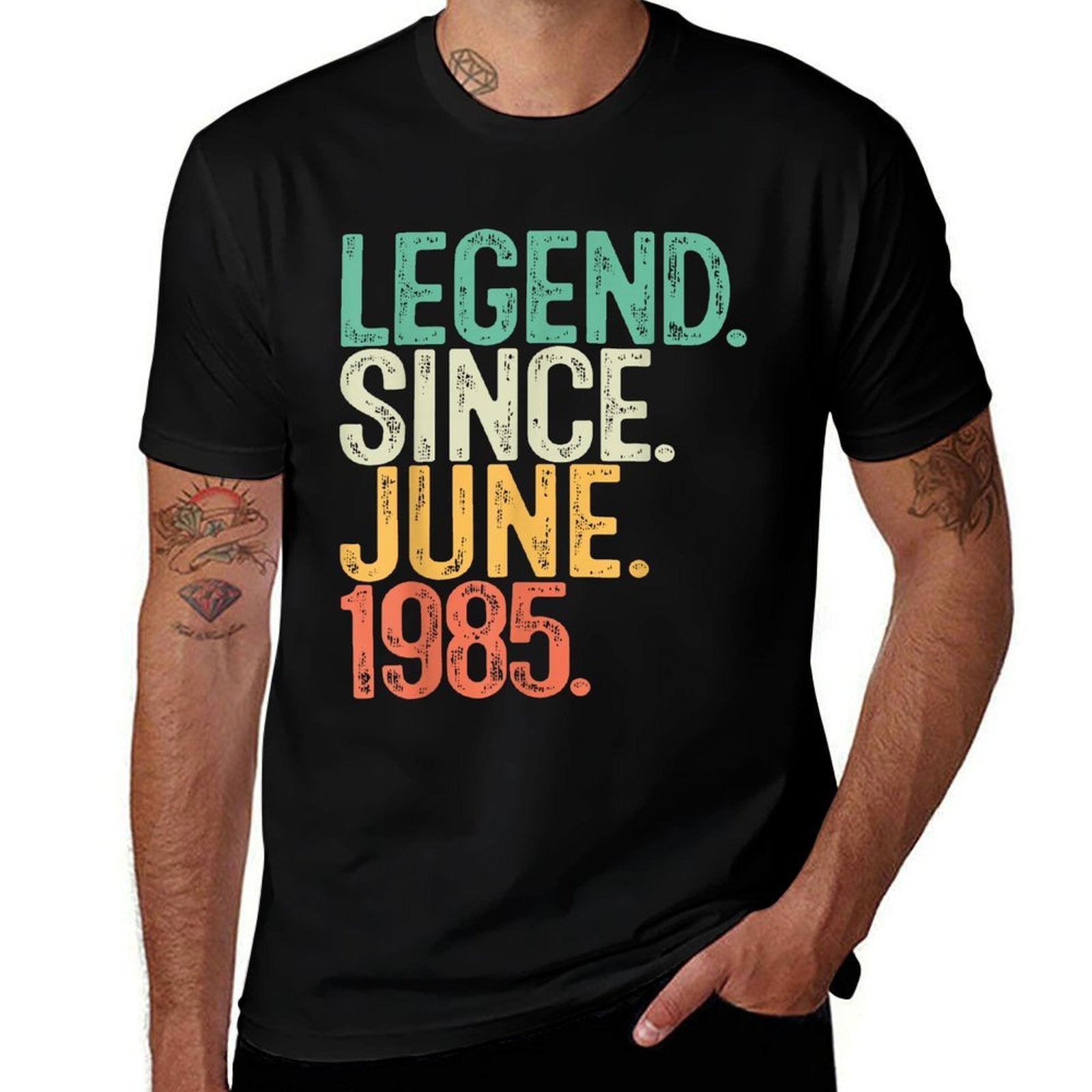40 Years Old Gifts Legend June 1985 40th Birthday Men Women  Lightweight T-Shirt