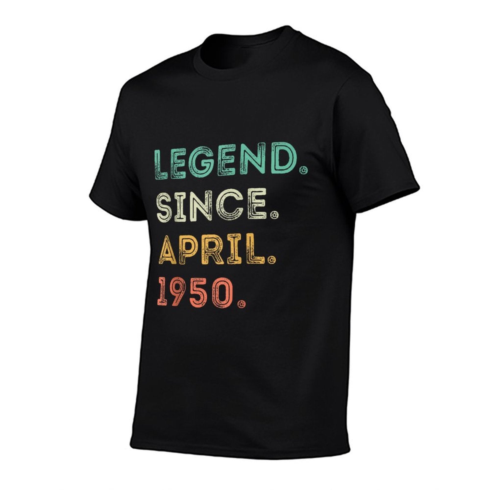75 Years Old Legend Since April 1950 75th Birthday  Polyester Blend T-Shirt