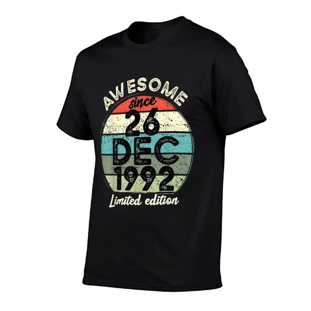 30 Year Old Birthday 26 December 1992 30th Birthday Comfortable T-Shirt
