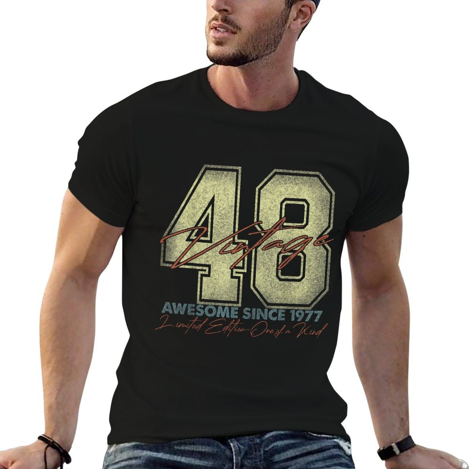 48 Year Old Gifts Vintage 1977 Limited Edition 48th Birthday  Affordable Price T-Shirt